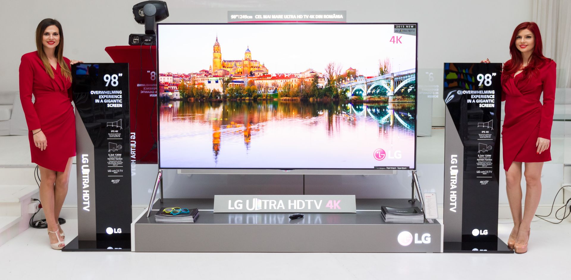 V Grade A 98" LG 4K Ultra HD 3D Smart TV With WebOS - Built In Camera - Sliding Soundbar - Amazon - Image 3 of 3