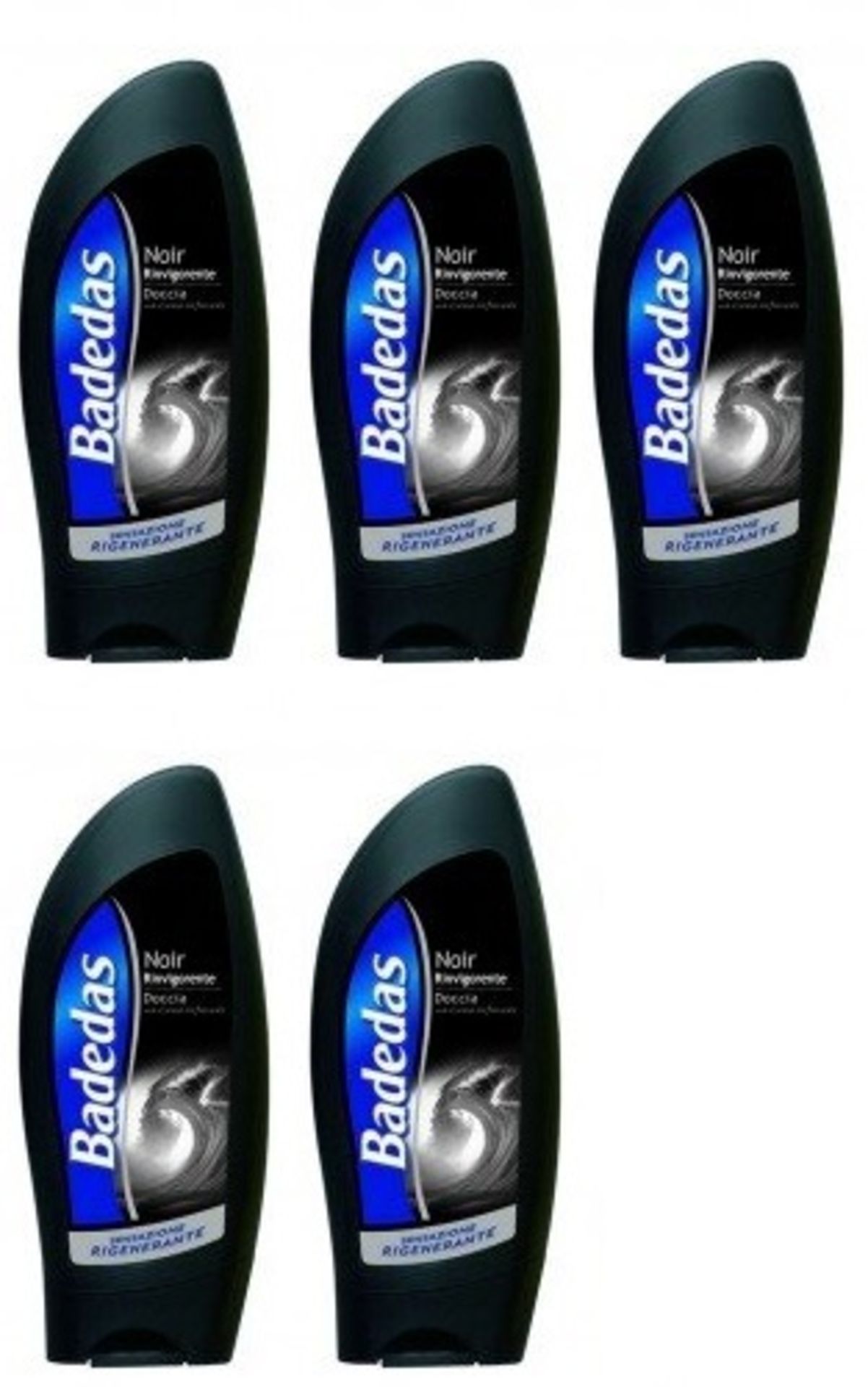 V *TRADE QTY* Brand New Lot Of 5 Badedas Noir Invigorating Bath Gel 500ml + 250 ml Free X 4 YOUR BID