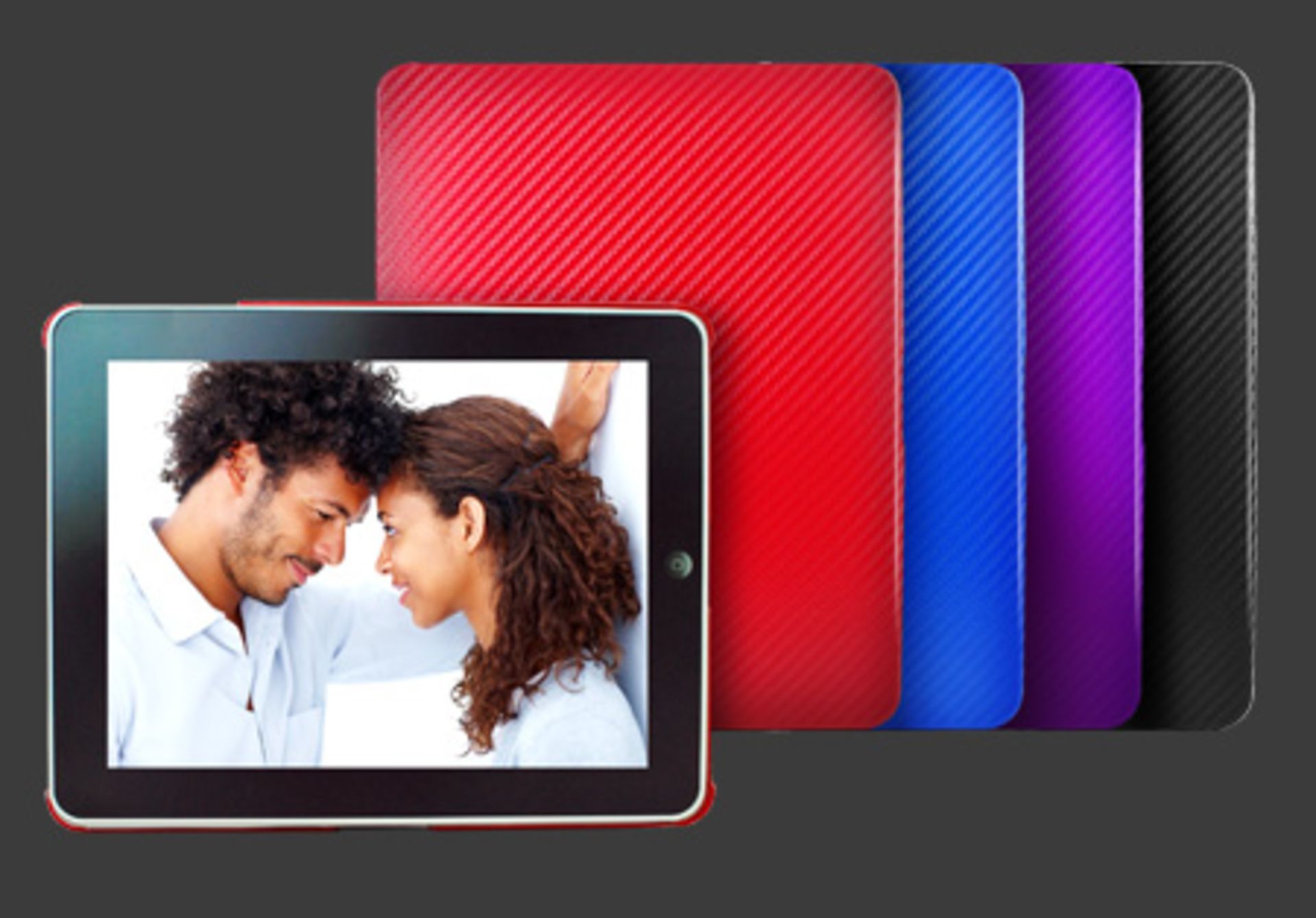 V Brand New Premium Carbon Fibre Fabric Ipad Sleeve Includes Anti Scratch Screen Protector -