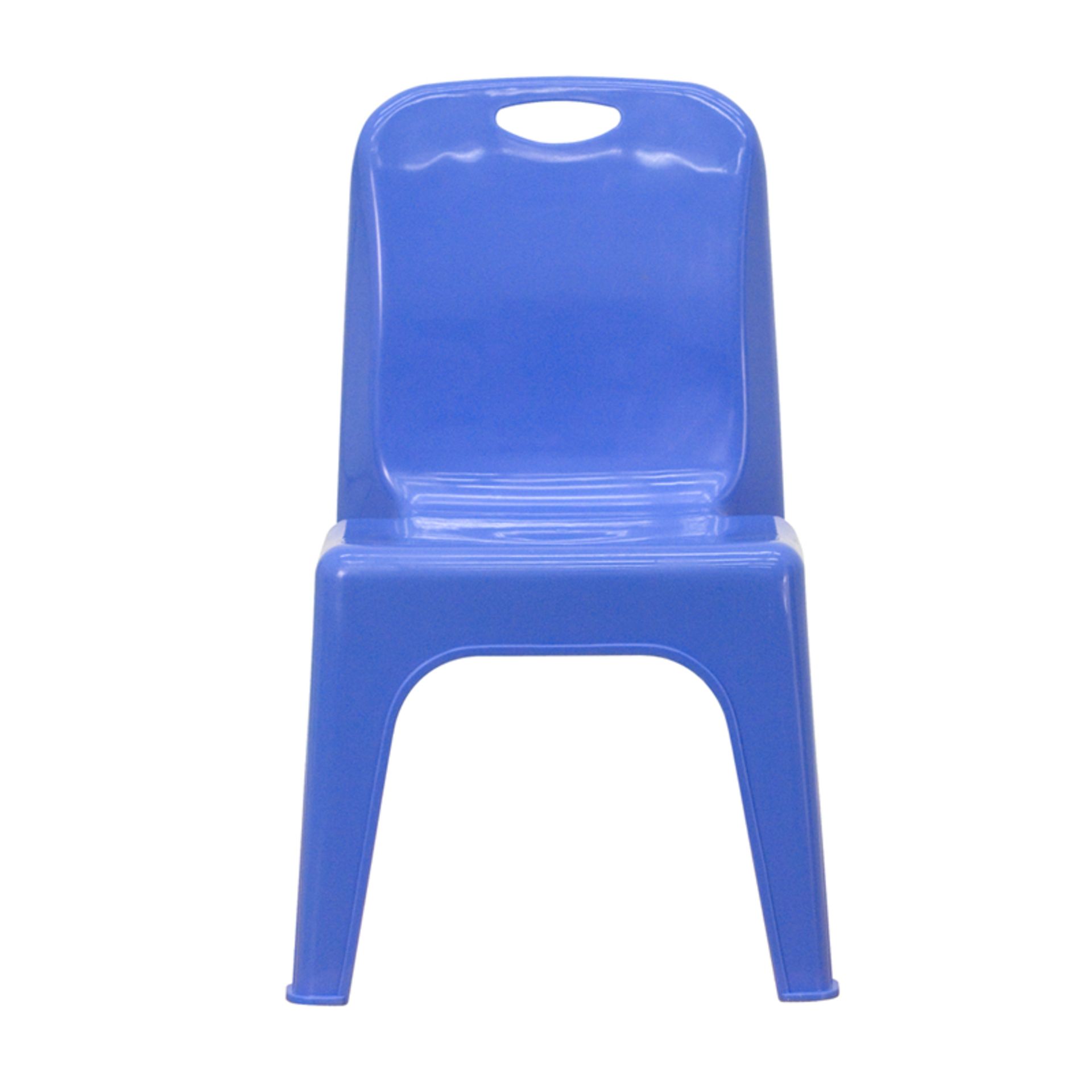 V Grade U A Pallet Of Forty Two Blue Plastic Primary School Chairs