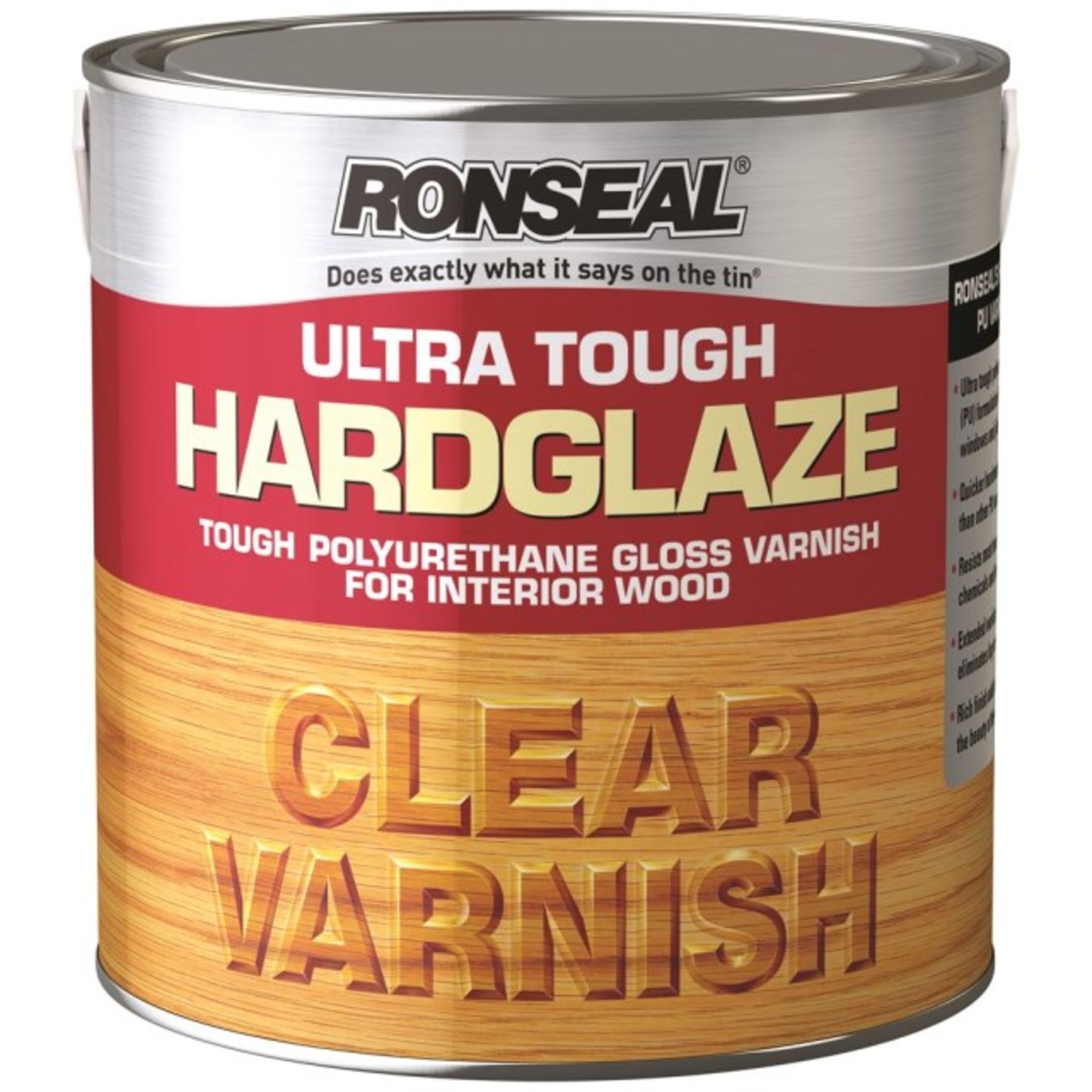 V Grade U Ronseal Ultra Tough Hardglaze Clear Varnish - 2.5 Litres RRP £45.26 X 2 YOUR BID PRICE