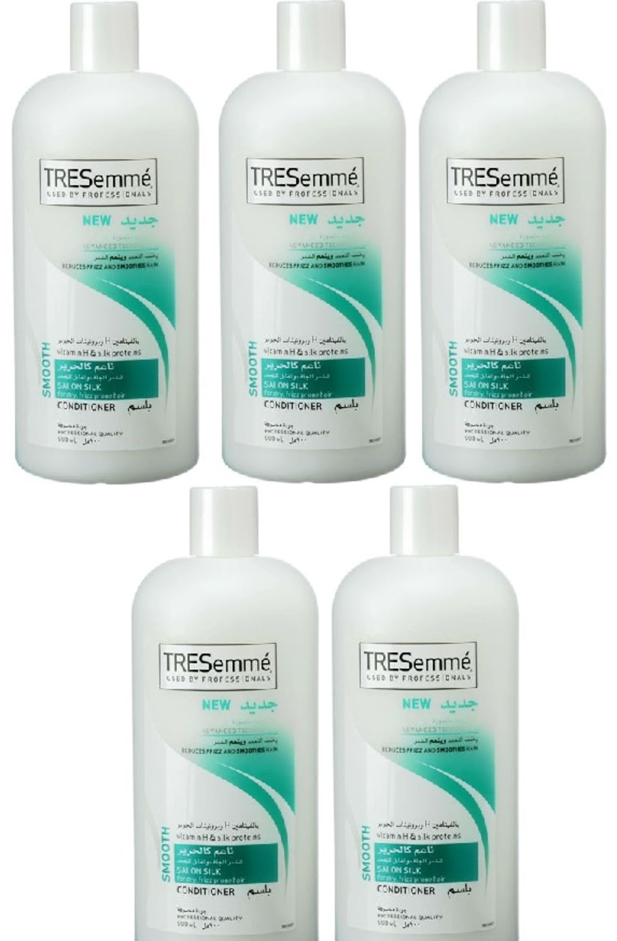 V *TRADE QTY* Brand New Lot Of 5 TRESemme Professional Salon Silk Conditioner 900ml For Dry, Frizz