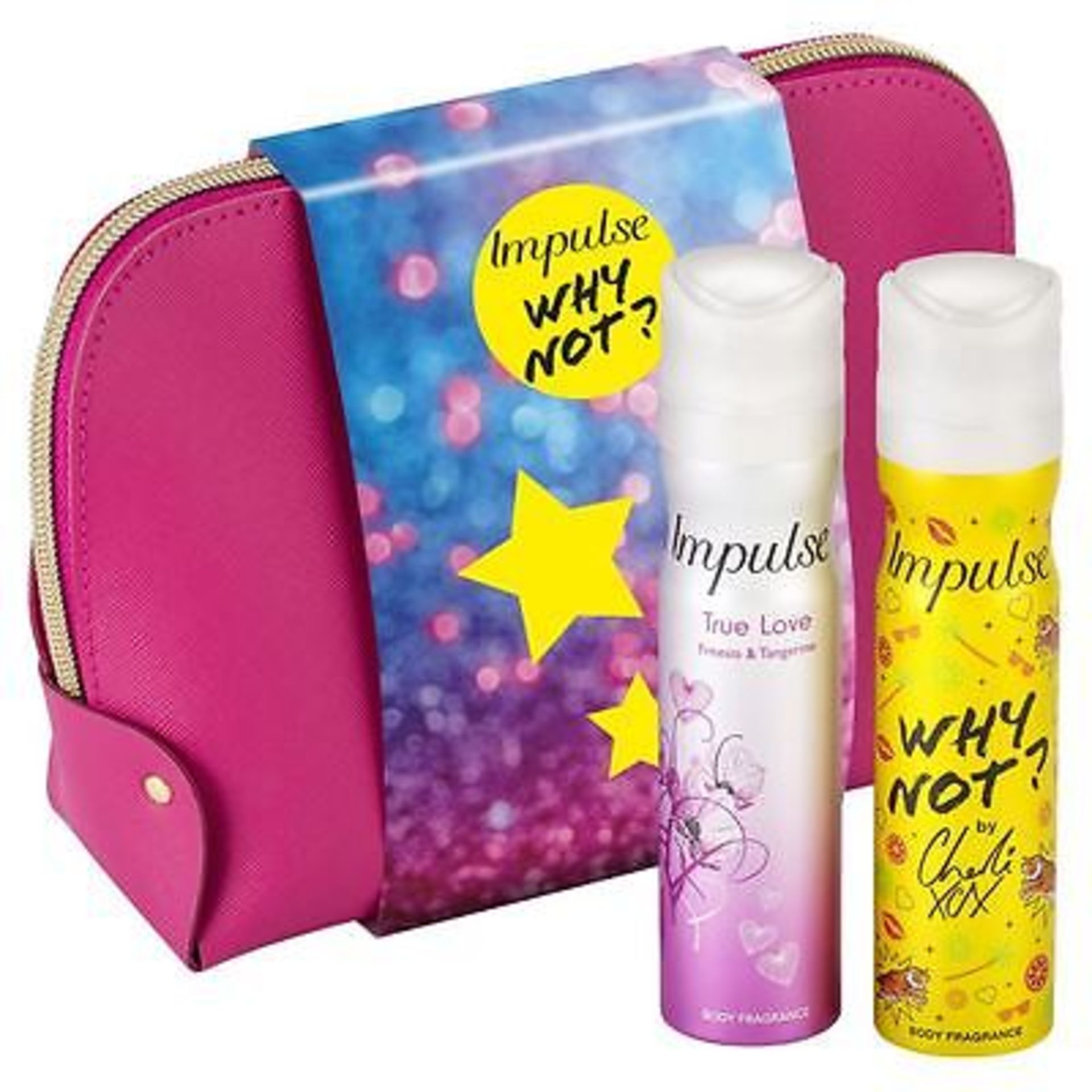 V *TRADE QTY* Brand New Impulse Why Not? Body Fragrance Gift Set Including 75ml True Love Body