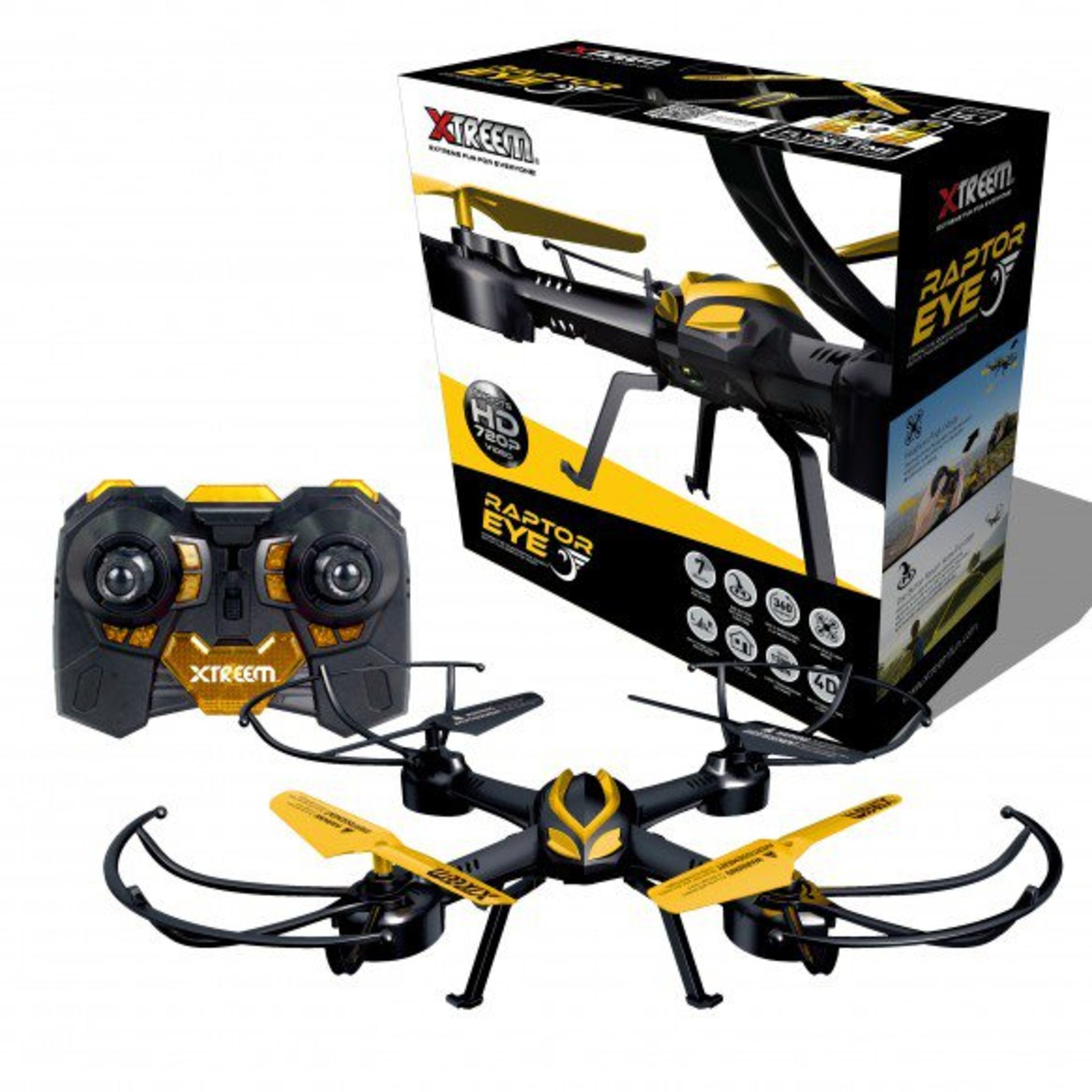 V *TRADE QTY* Brand New Swann Raptor Eye 720p HD Camera Drone - 360 Degree Manouverability - 28cm - Image 2 of 2