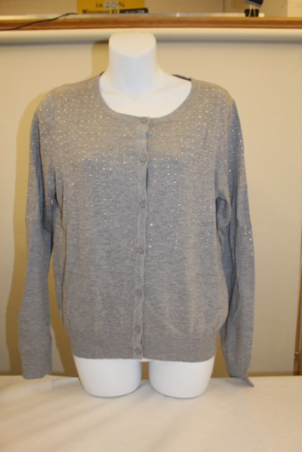 Ladies Light Grey Next Cardigan Size 12