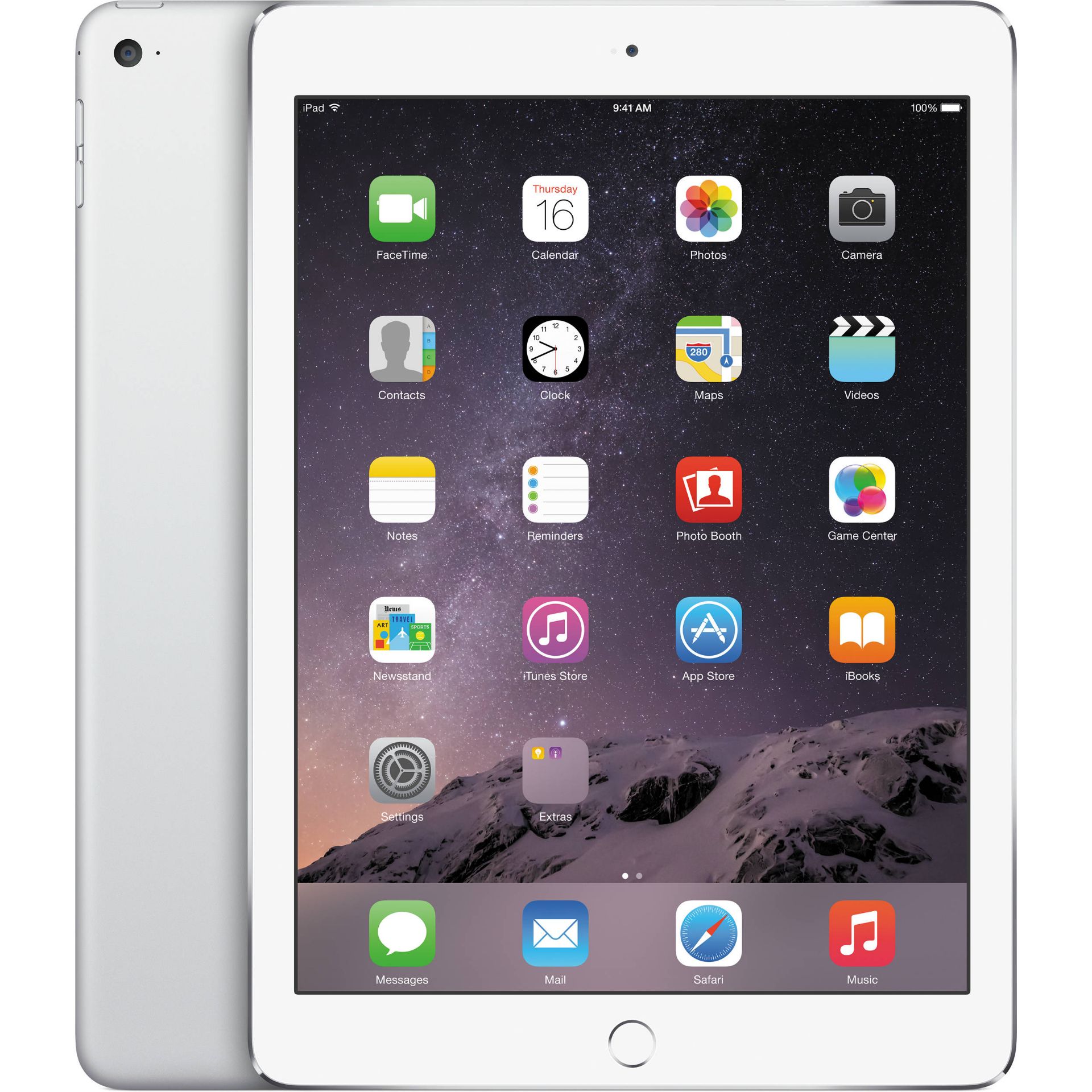 V Grade A Apple iPad Air 2 64GB Silver - Wi-Fi - In Generic Box - With Apple Accessories X 2 YOUR