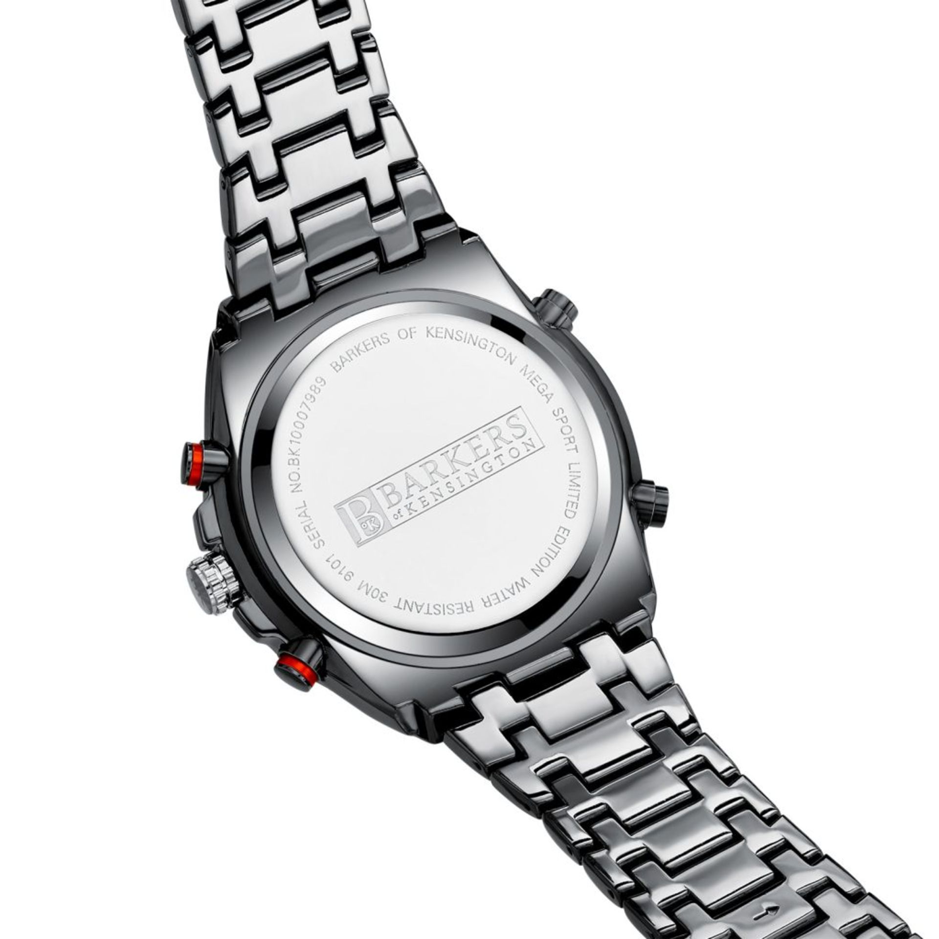 V Brand New Barkers Of Kensington Gents Grey Mega Sport Watch - SRP up to £515.00 - Bild 3 aus 3