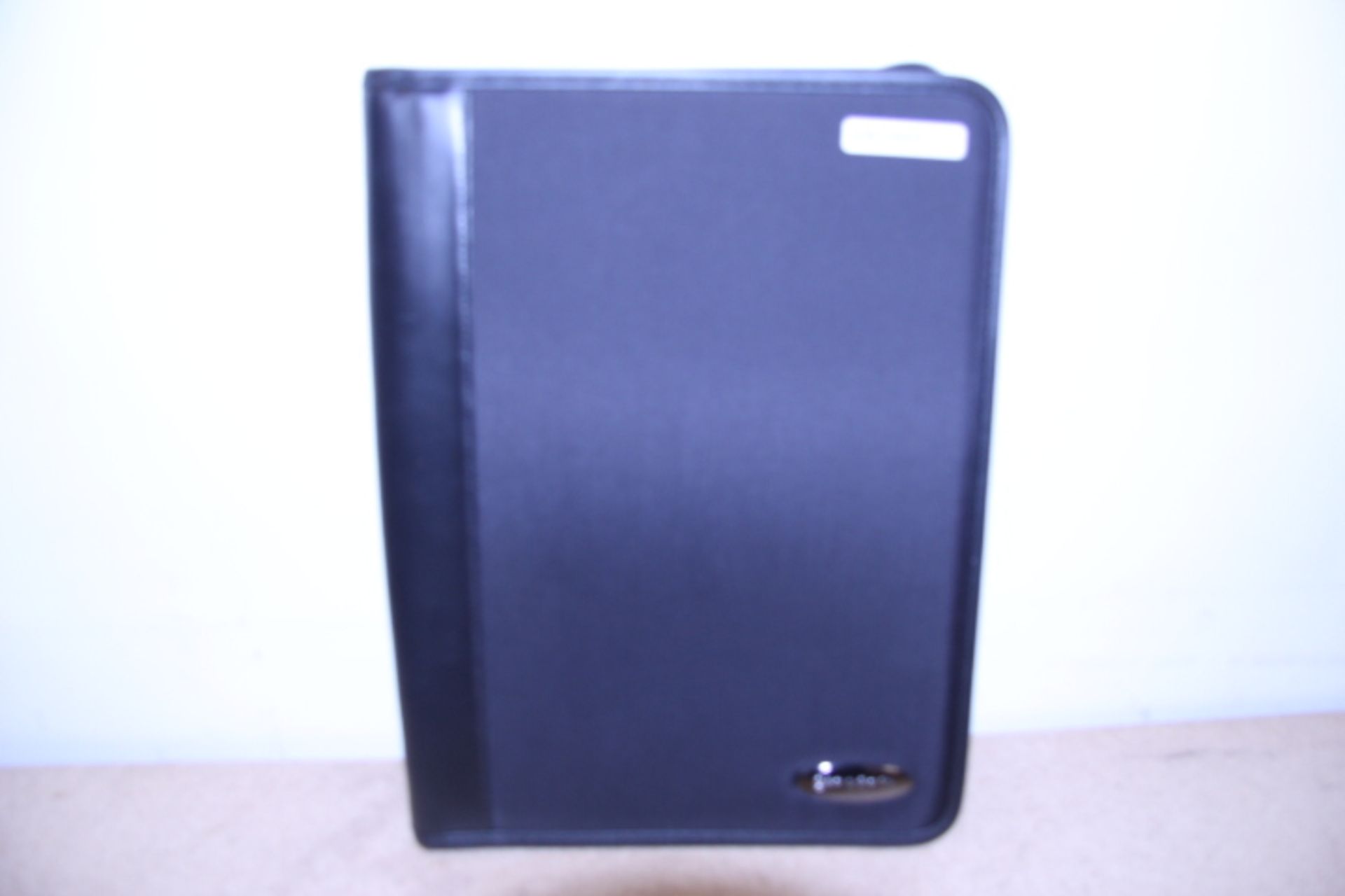 V Brand New Samsonite Black Leather & Fabric Executive Folder With One Inner Pocket-Card Pockets-Pen - Bild 2 aus 2