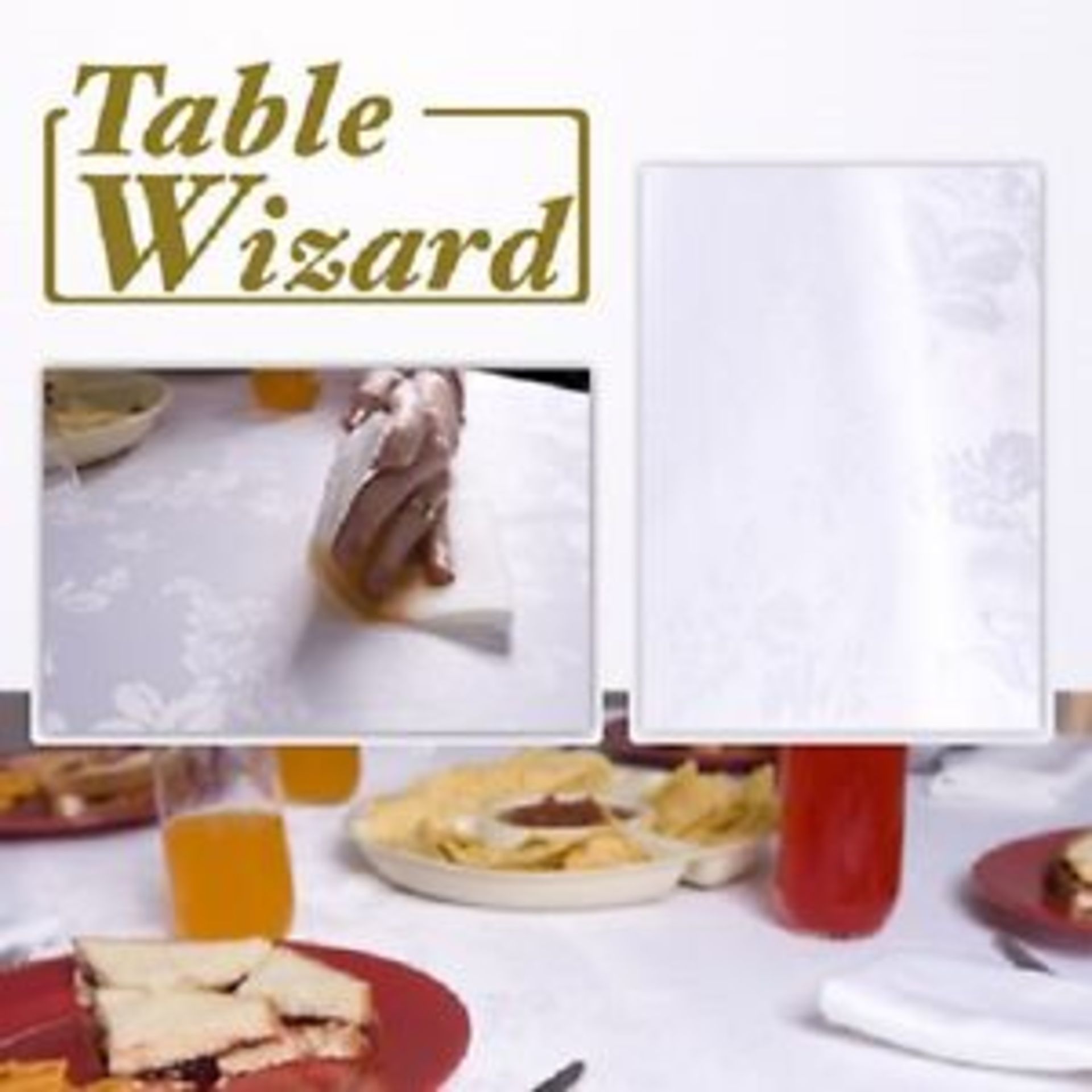 V *TRADE QTY* Brand New Luxury Stain Resistant Linen Table Cloth 160 x 210cm White - ISP £34.99 (