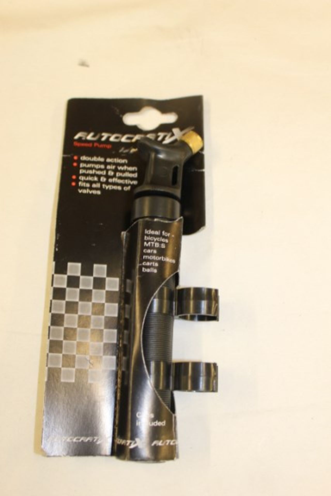Autocratix Double Action Bicycle Speed Pump X 2 YOUR BID PRICE TO BE MULTIPLIED BY TWO