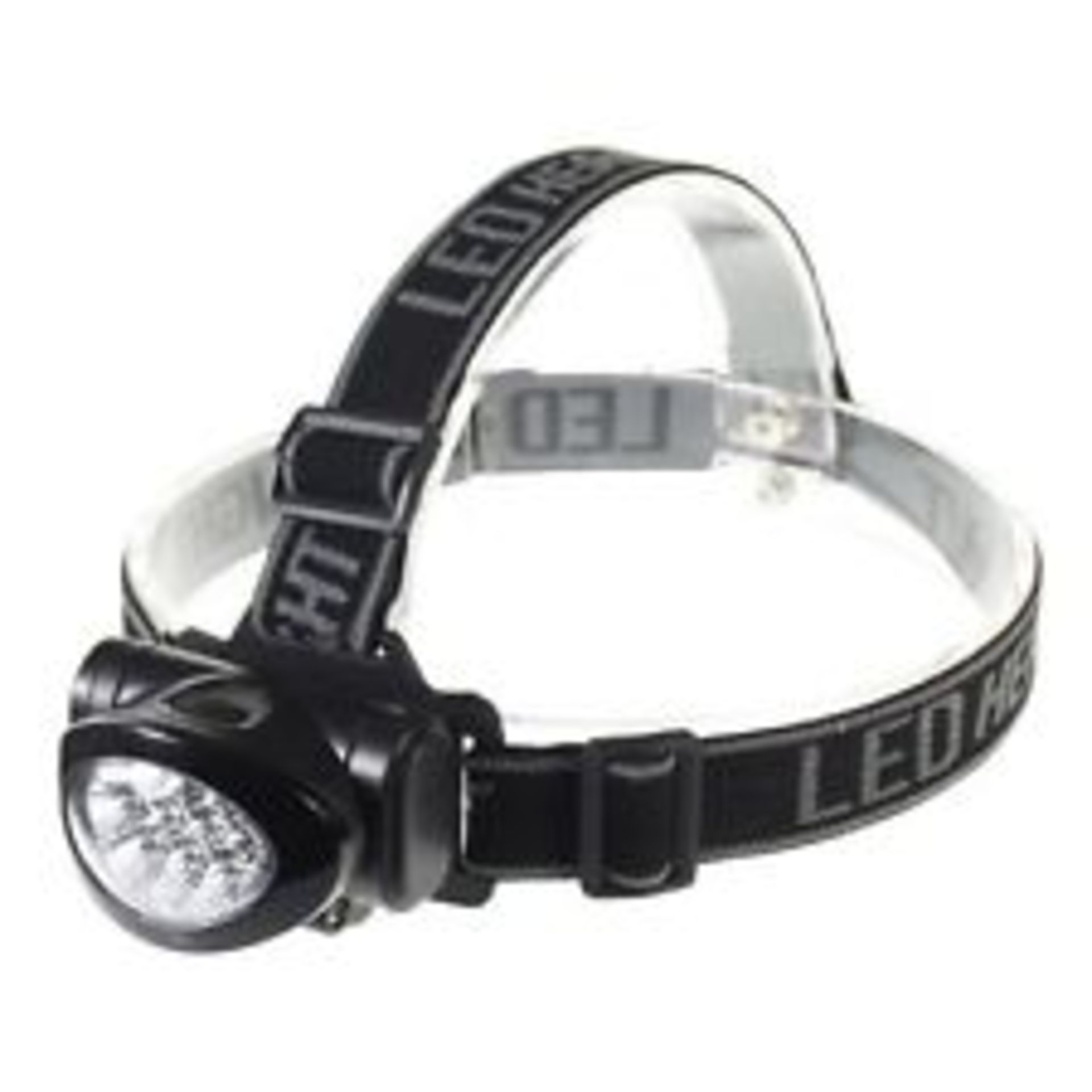 V *TRADE QTY* Brand New Water Resistant-Adjustable Strap/Lamp-Battery-LED Lamp Head Lamp (Item May