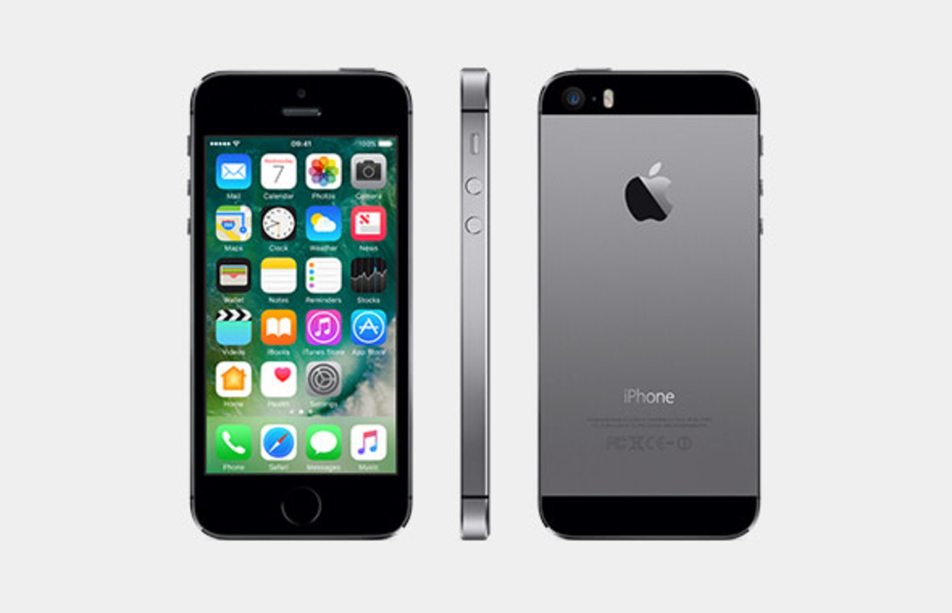 Grade A Apple iPhone 5S Unlocked 16GB - Black/Space Grey - Touch ID - Apple Box With Some