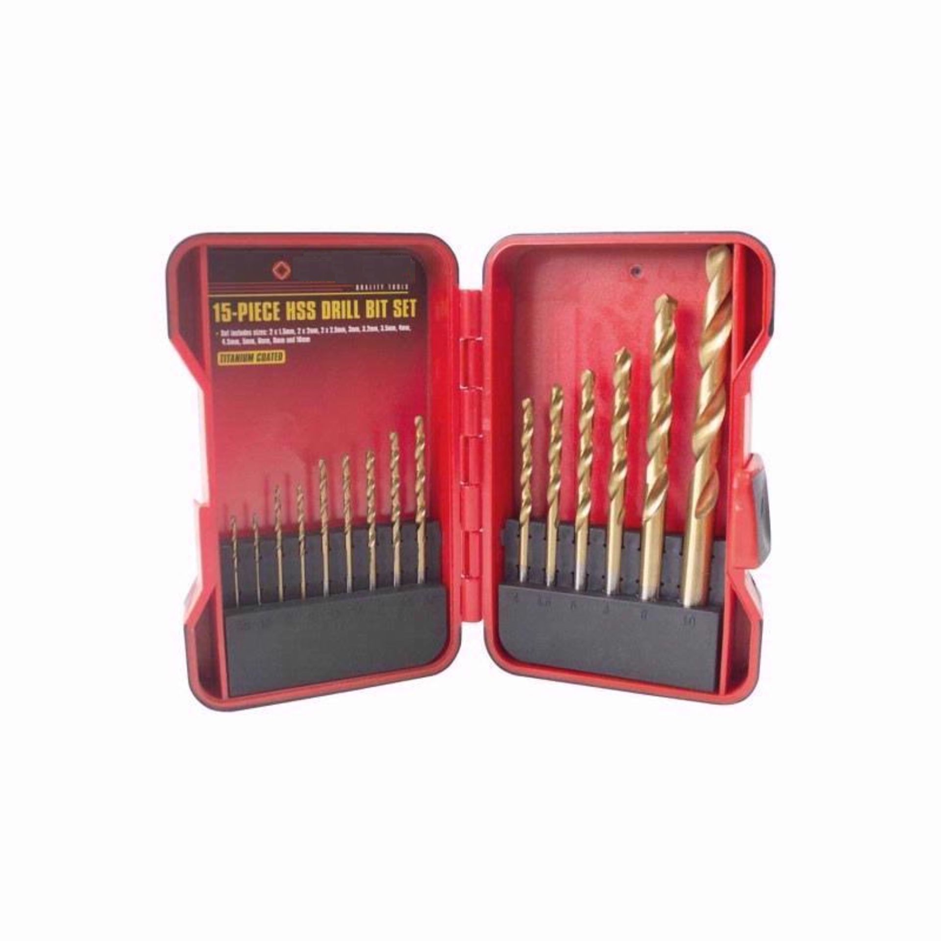 V Brand New 16 Piece HSS Drill Bit Set Includes 2 x 1.5mm-2 x 2mm-2 x 2.5mm- 1 x 3mm-1 x 3.2mm-1 x