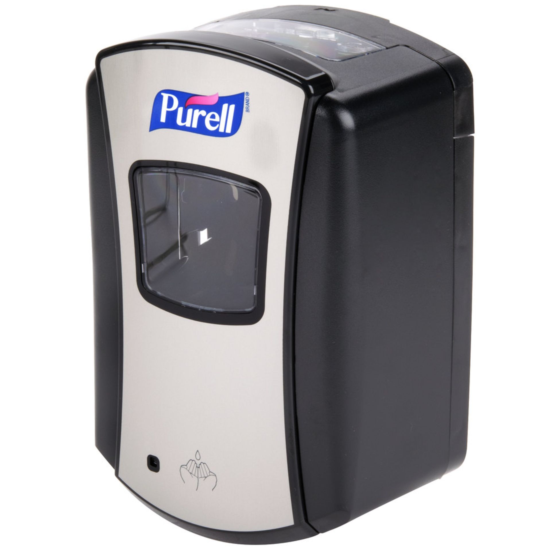 V Brand New A Lot Of Four 700ml Purell Chrome & Black Soap Dispensers ISP $30.51 Each (Govgroup.com)