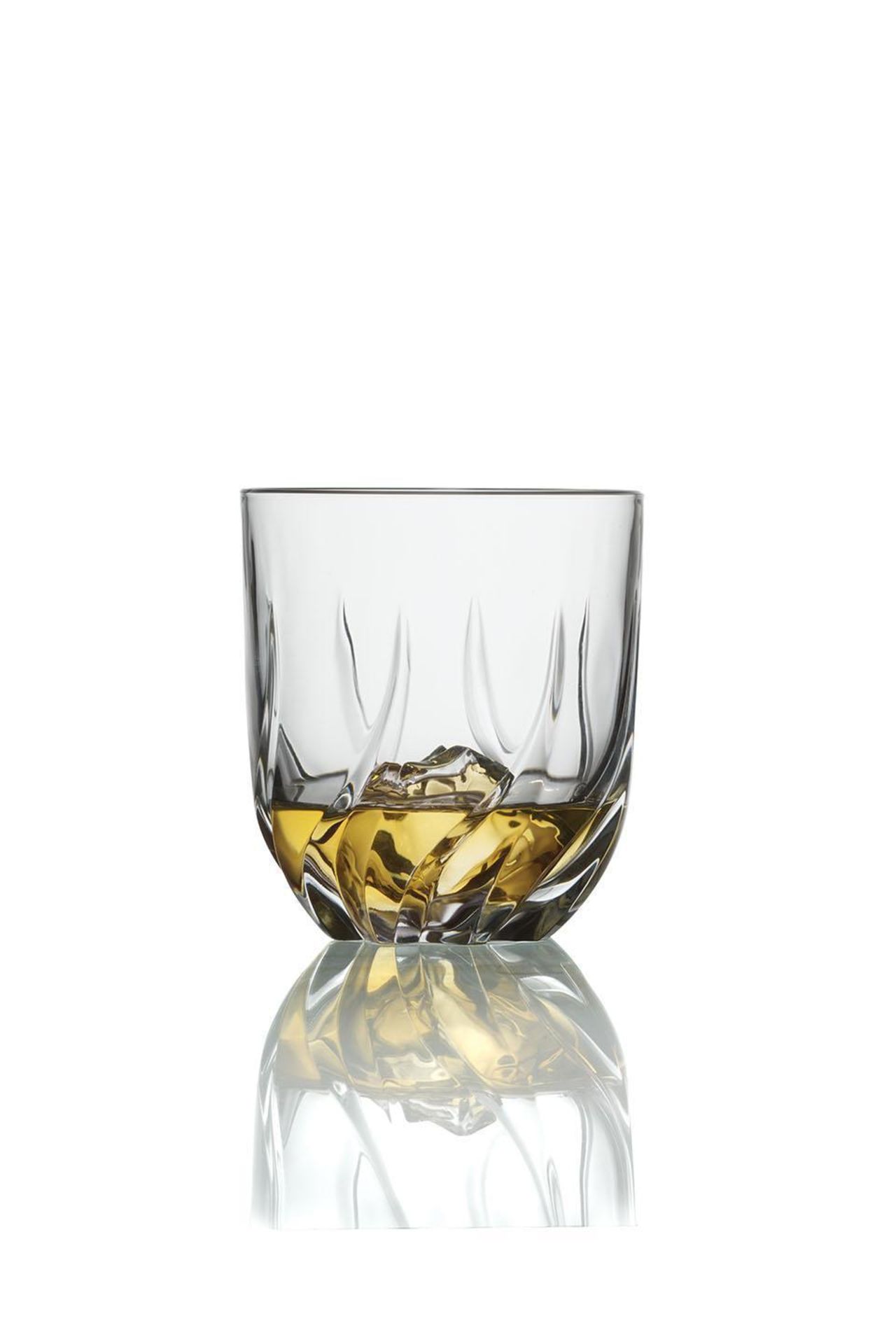 V *TRADE QTY* Brand New RCR Twist Whiskey Glasses 33cl - Made In Italy X 4 YOUR BID PRICE TO BE - Image 2 of 2