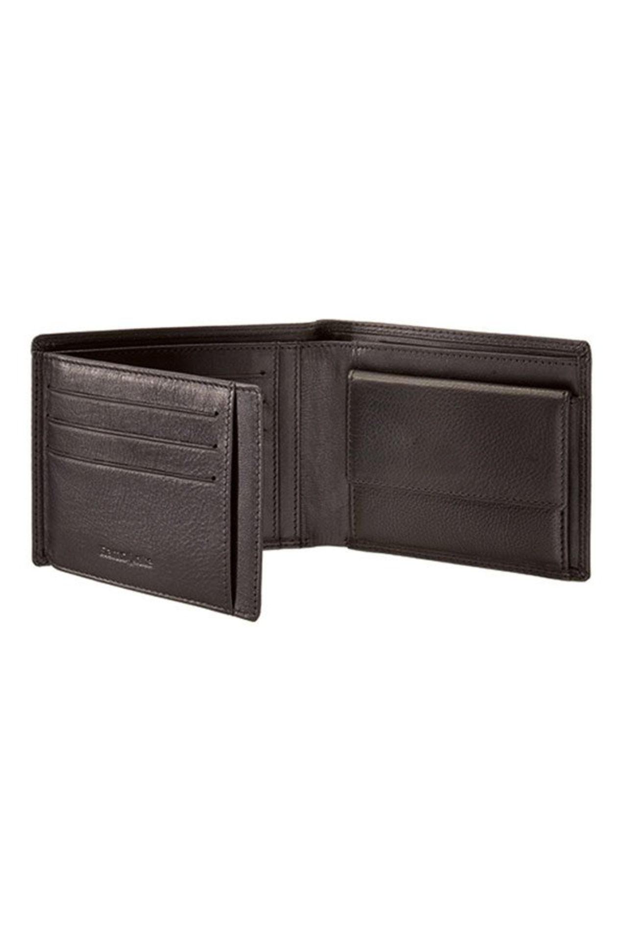 V *TRADE QTY* Brand New Samsonite Gents Black Leather Wallet - 3 Credit Card Slots - Zip Pocket