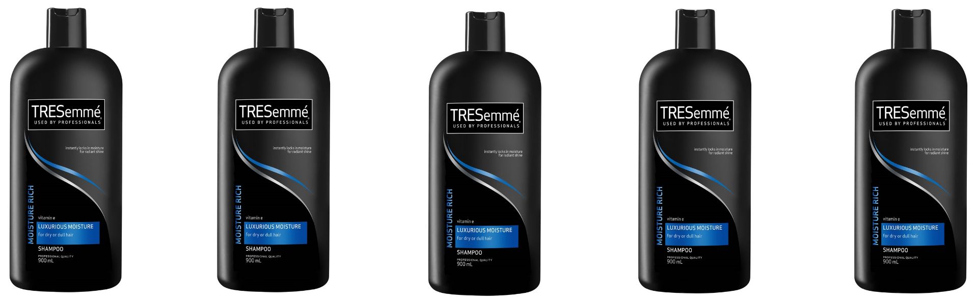 V *TRADE QTY* Grade A A Lot Of Five 500ml TRESemme Moisture Rich Shampoo ISP £13.65 (Superdrug) X