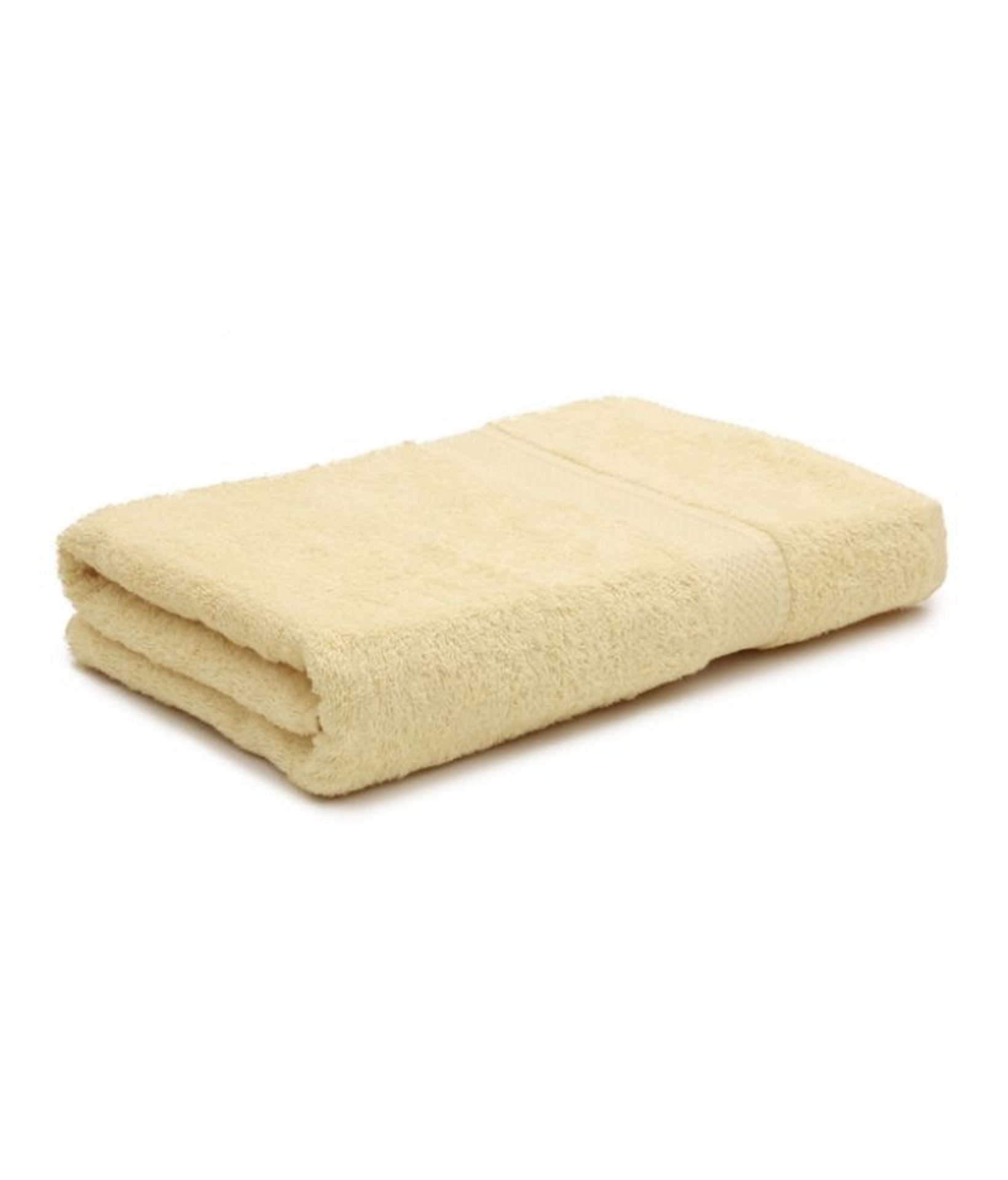 V Brand New 100% Cotton Bath Towel 125 x 70 cm - Cream X 2 YOUR BID PRICE TO BE MULTIPLIED BY TWO