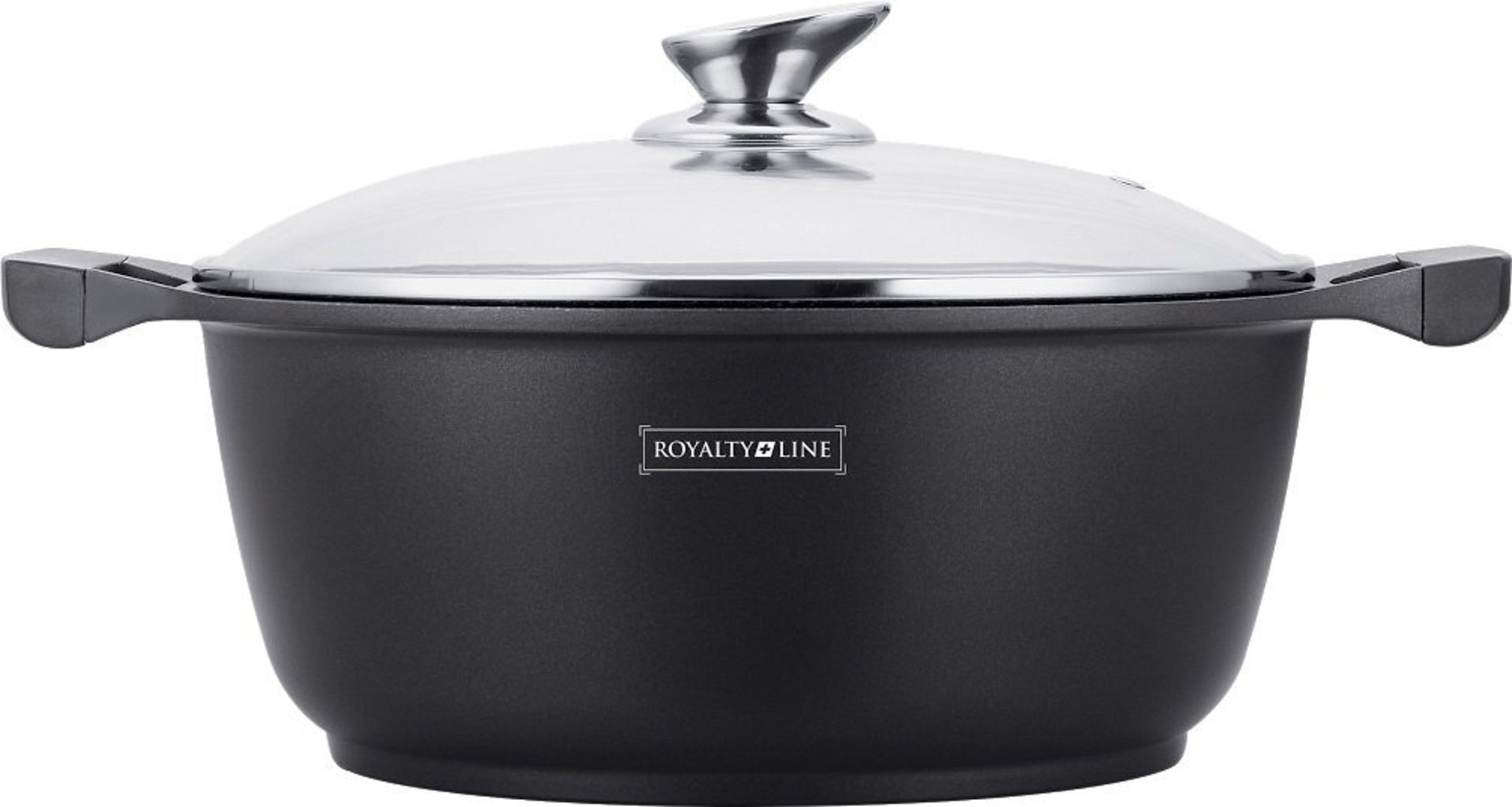 V Brand New Casserole/Soup Pot 30cm-Die Cast Marble Non-Stick Coating-Conducts Heat With No Hot