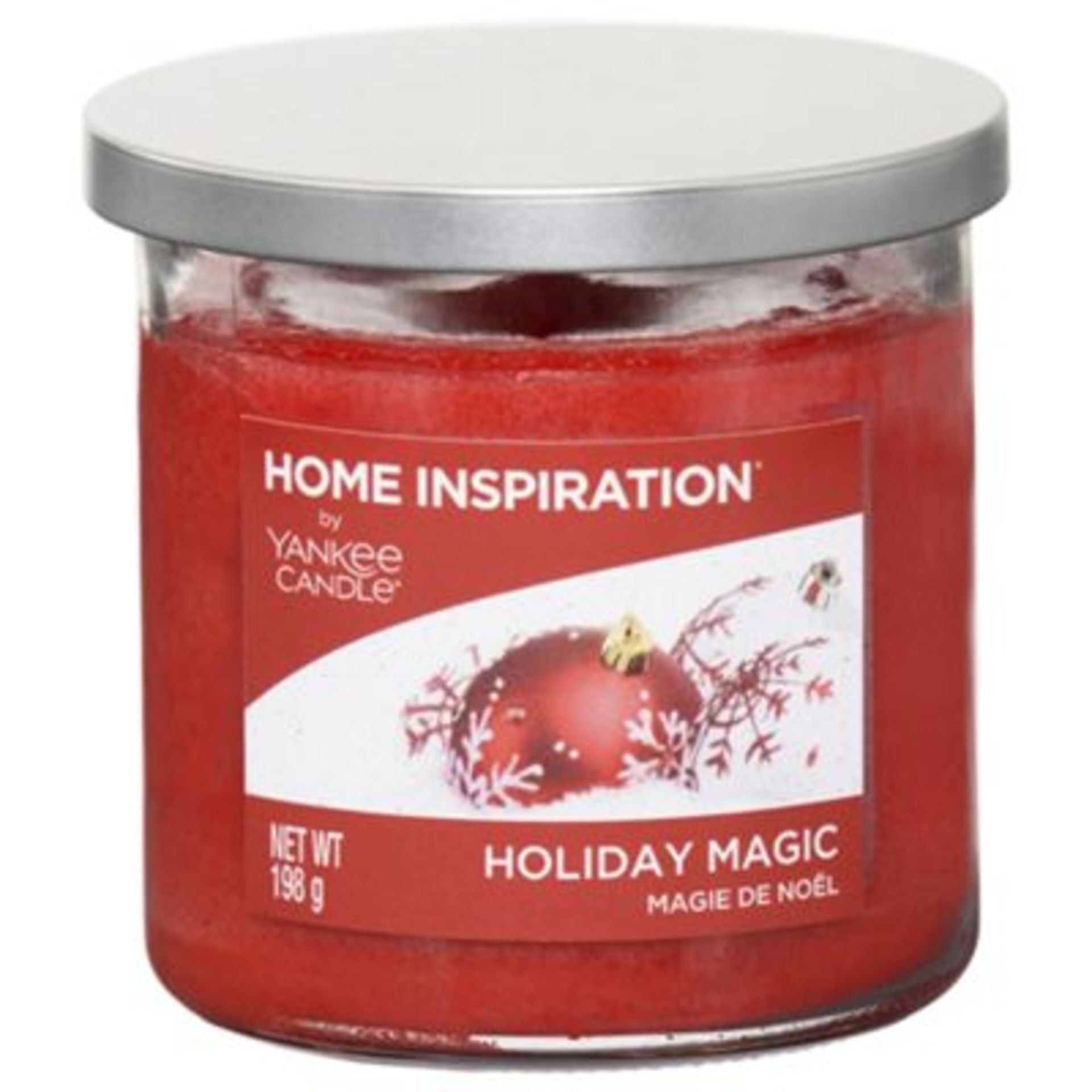V *TRADE QTY* Brand New Home Inspiration by Yankee Candle Holiday Magic 198g Tumbler Candle - ISP £