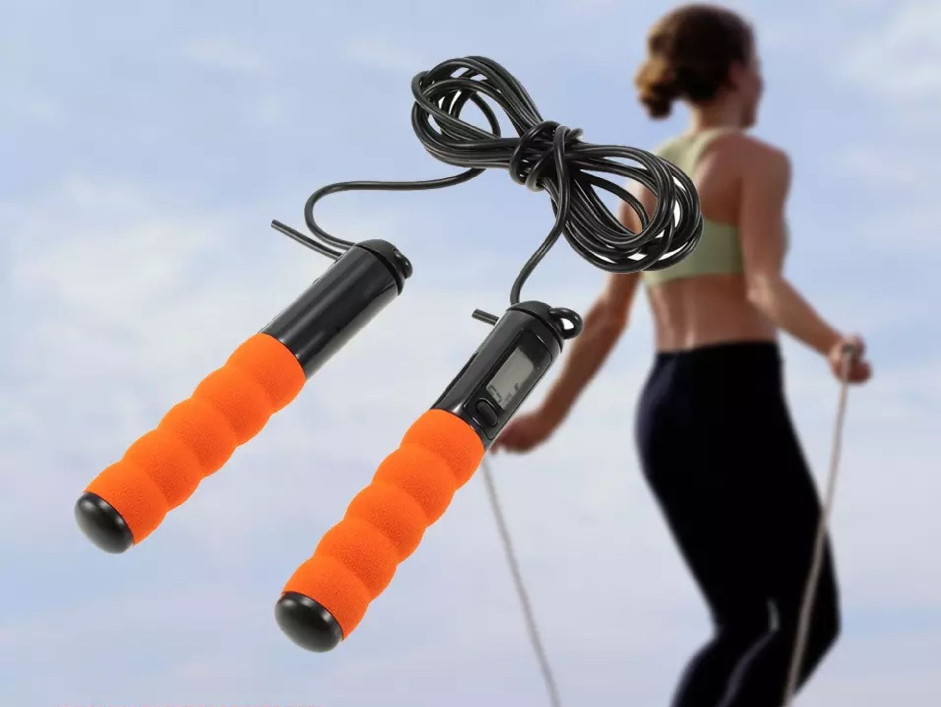 *TRADE QTY* Brand New Bluetooth Smart Skipping Rope With LED Display & App Compatibility - Tracks