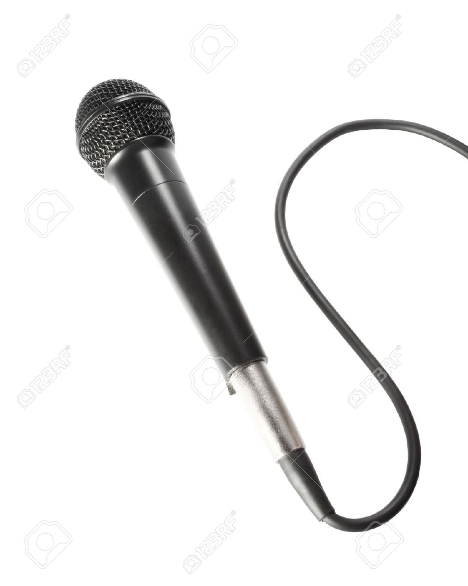 V Brand New Dynamic Microphone With Extra Adaptor And 9 Foot Cord - Ideal For Karaoke (picture is