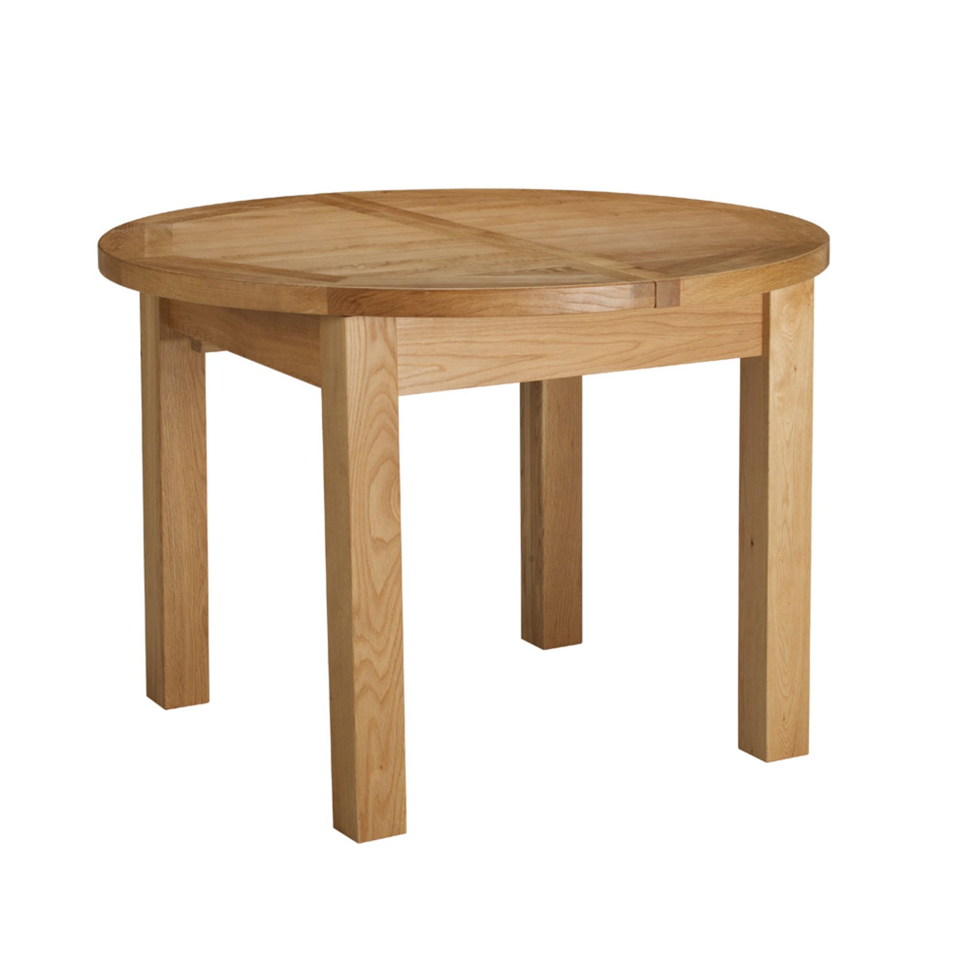 V Brand New Chiswick Oak 120 x 80 Butterfly Extension Table 120/166w x 80d x 77h cms ISP £405.99 ( - Image 2 of 2
