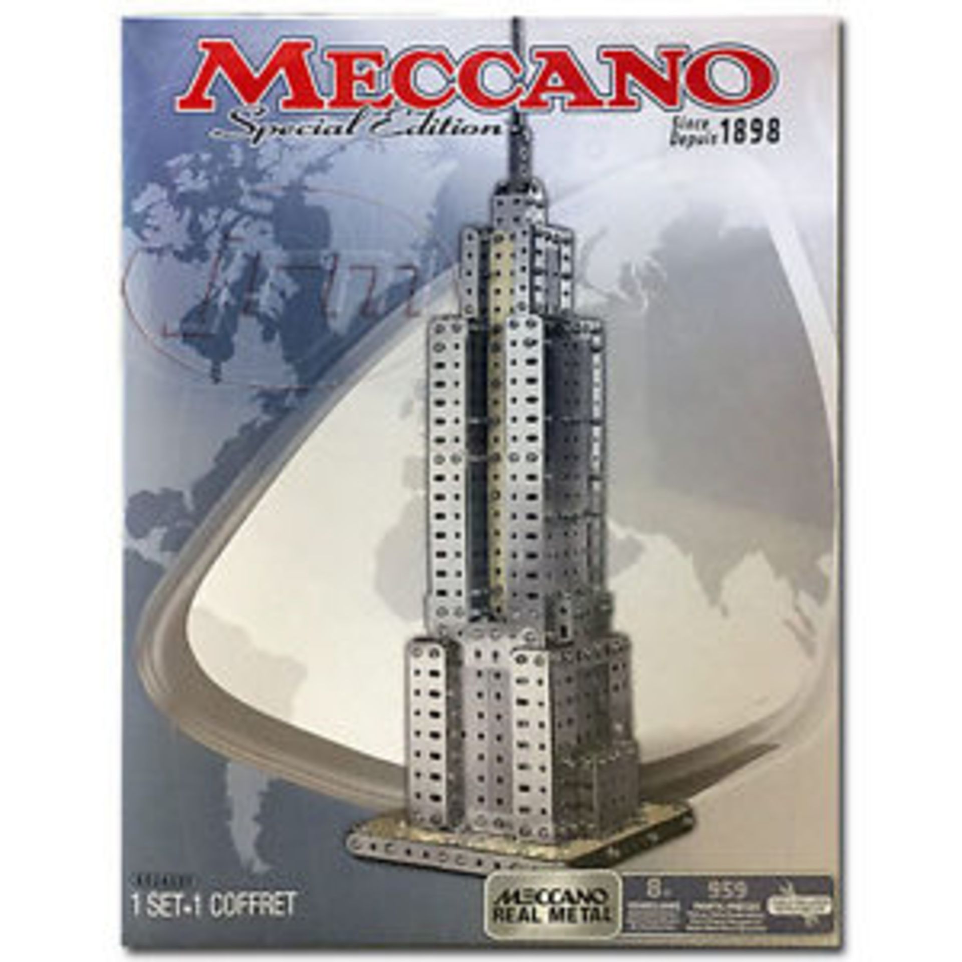 V Brand New Meccano Special Edition Empire State Building 959 Metal Parts - 2 Tool Kits And 1 - Image 2 of 2