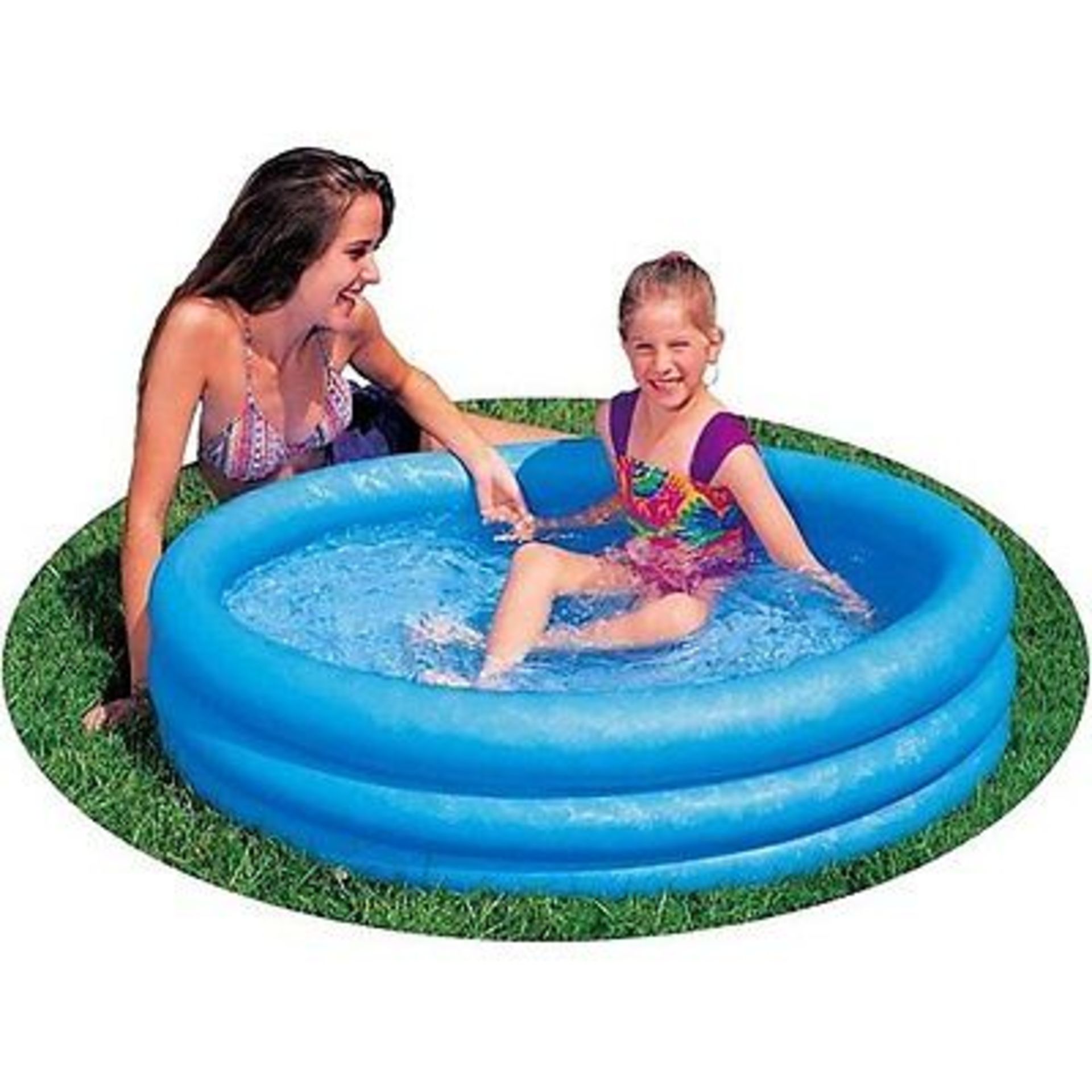 V Brand New Kids Outdoor Three Ring Pool Age 3 Years + ISP £7.49 (Ebay)