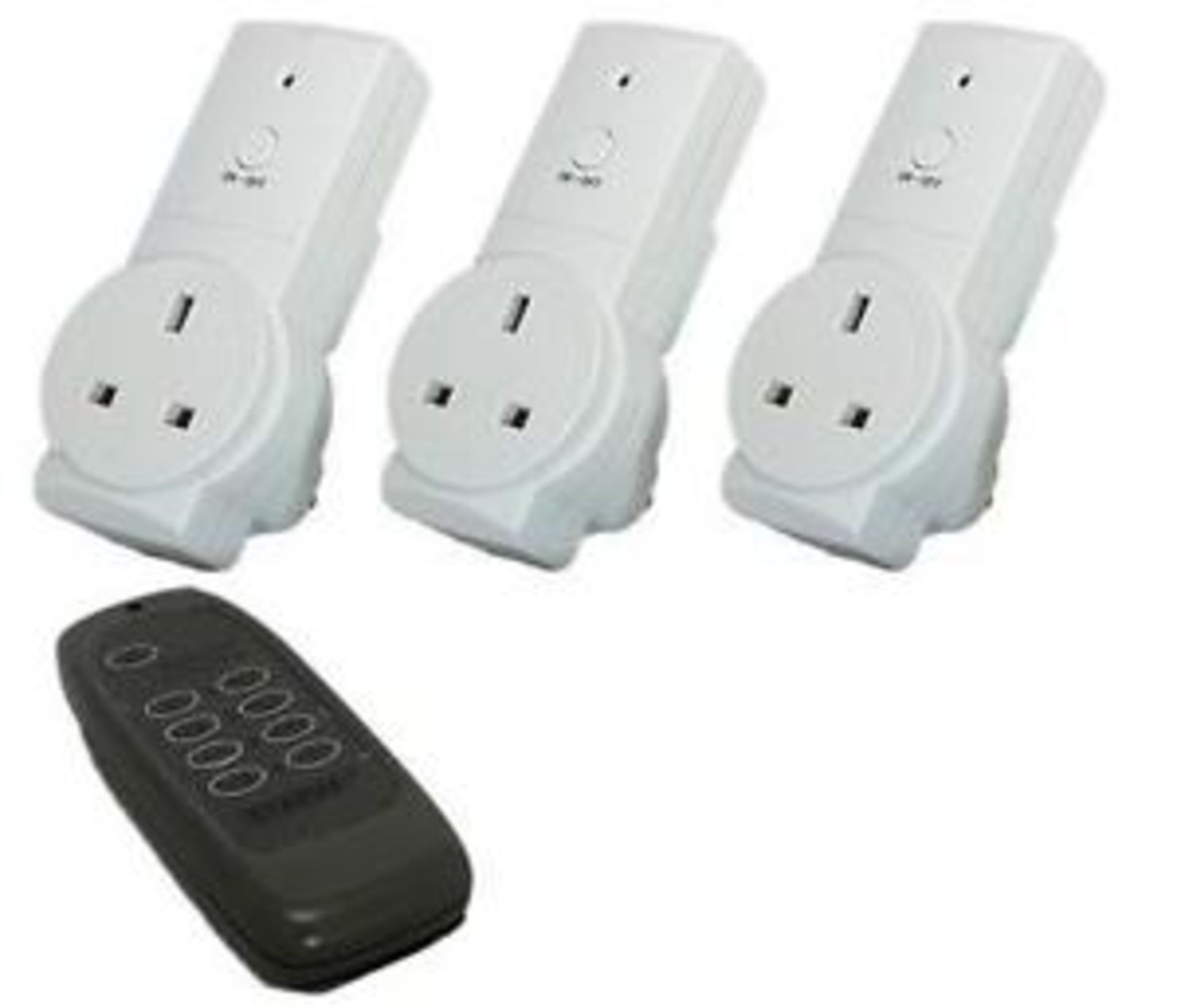 V Brand New Delta High Living Remote Controlled Wall Sockets-4 Socket Receivers-Programmable