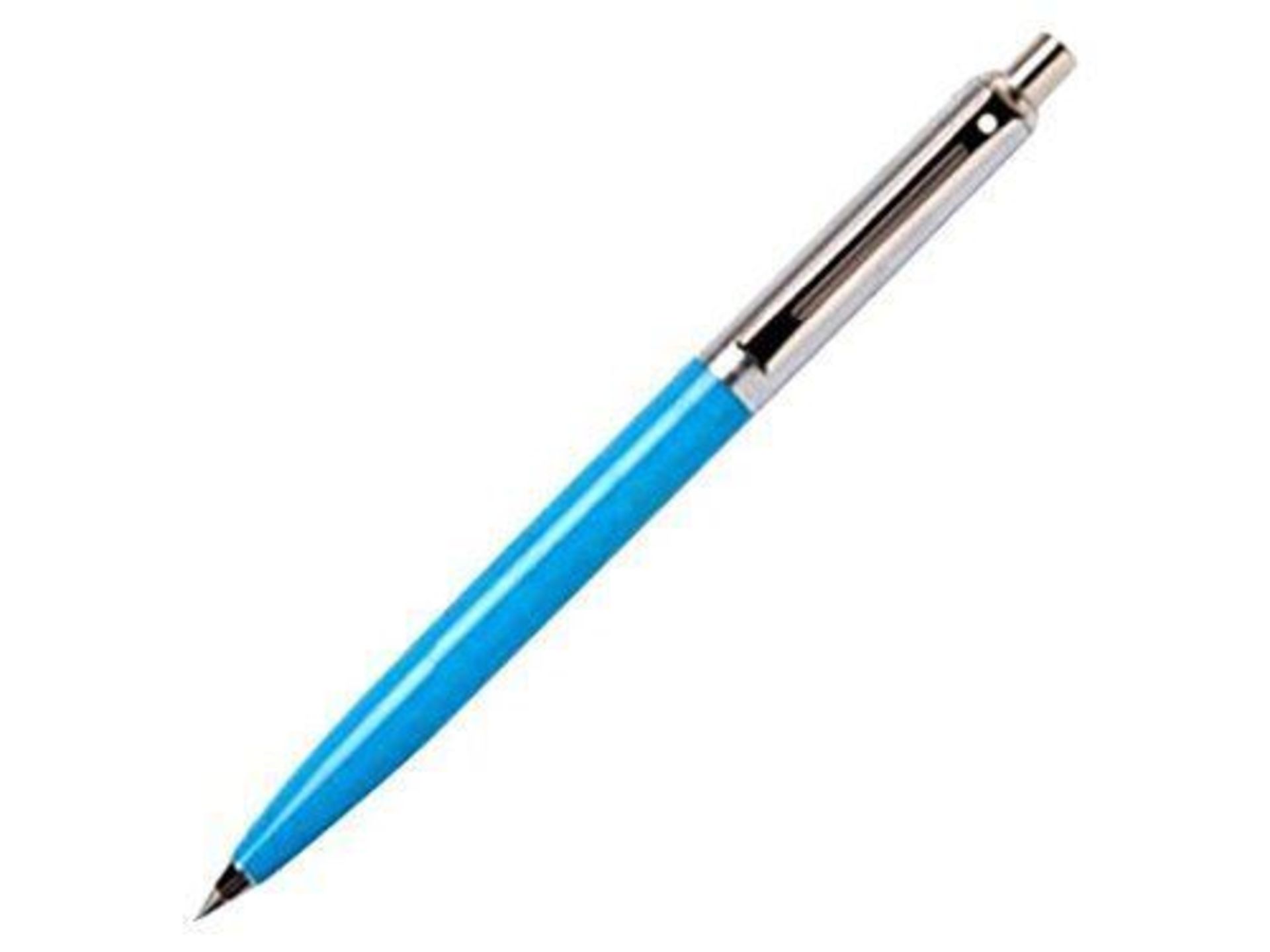 V Brand New Sheaffer Sentinel Ballpoint Pen In Blue/Chrome