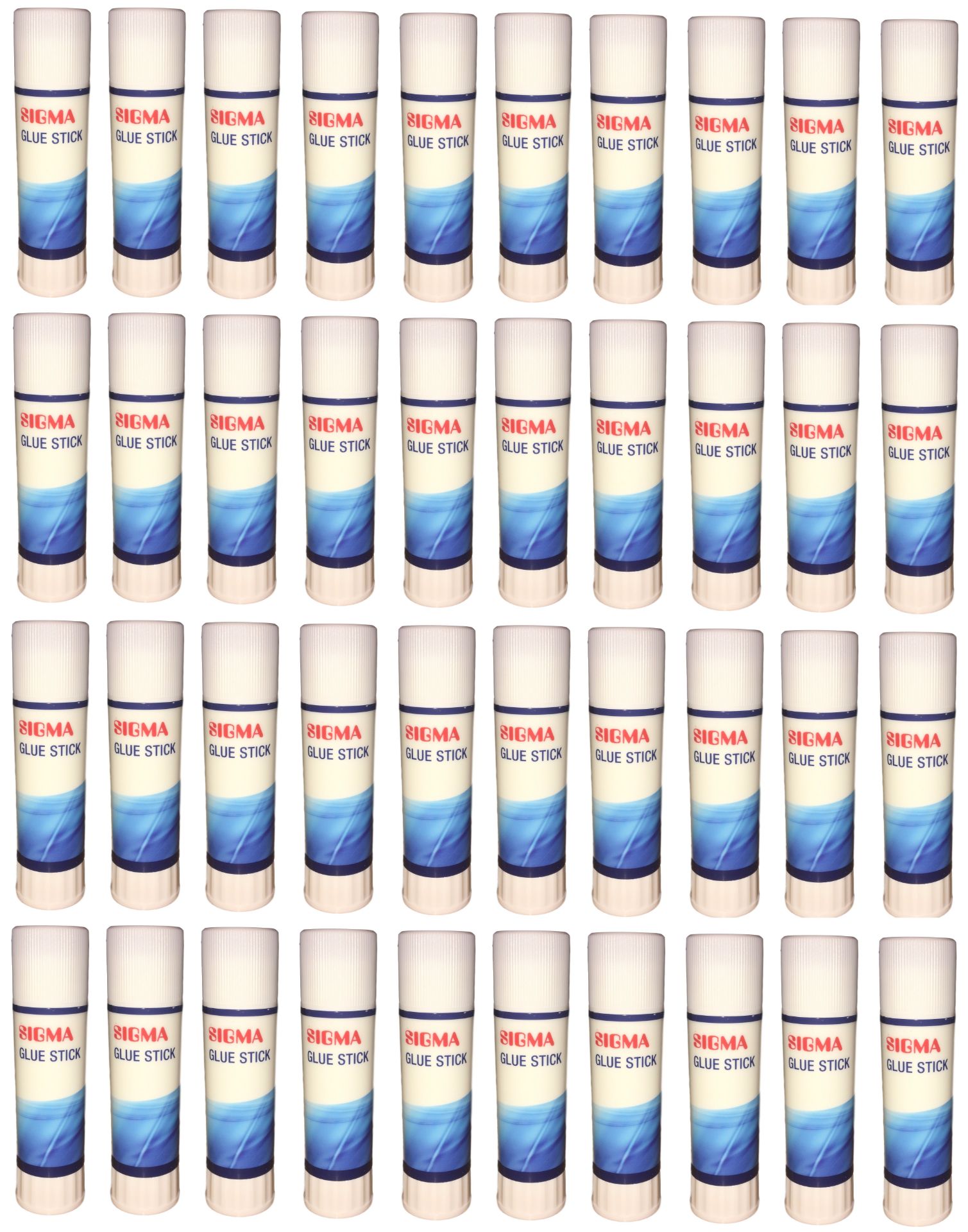 V Brand New Ten Packs Of Four Glue Sticks - Washable - Solvent Free - Online Price £36.50