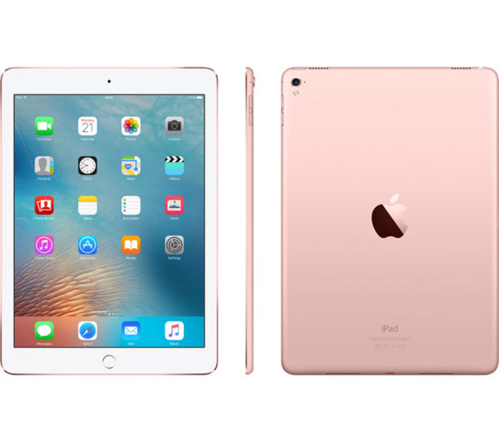 V Grade A/B Apple iPad Pro 9.7" 32GB Rose Gold - Wi-Fi - In Apple Box With Apple Accessories - Ex
