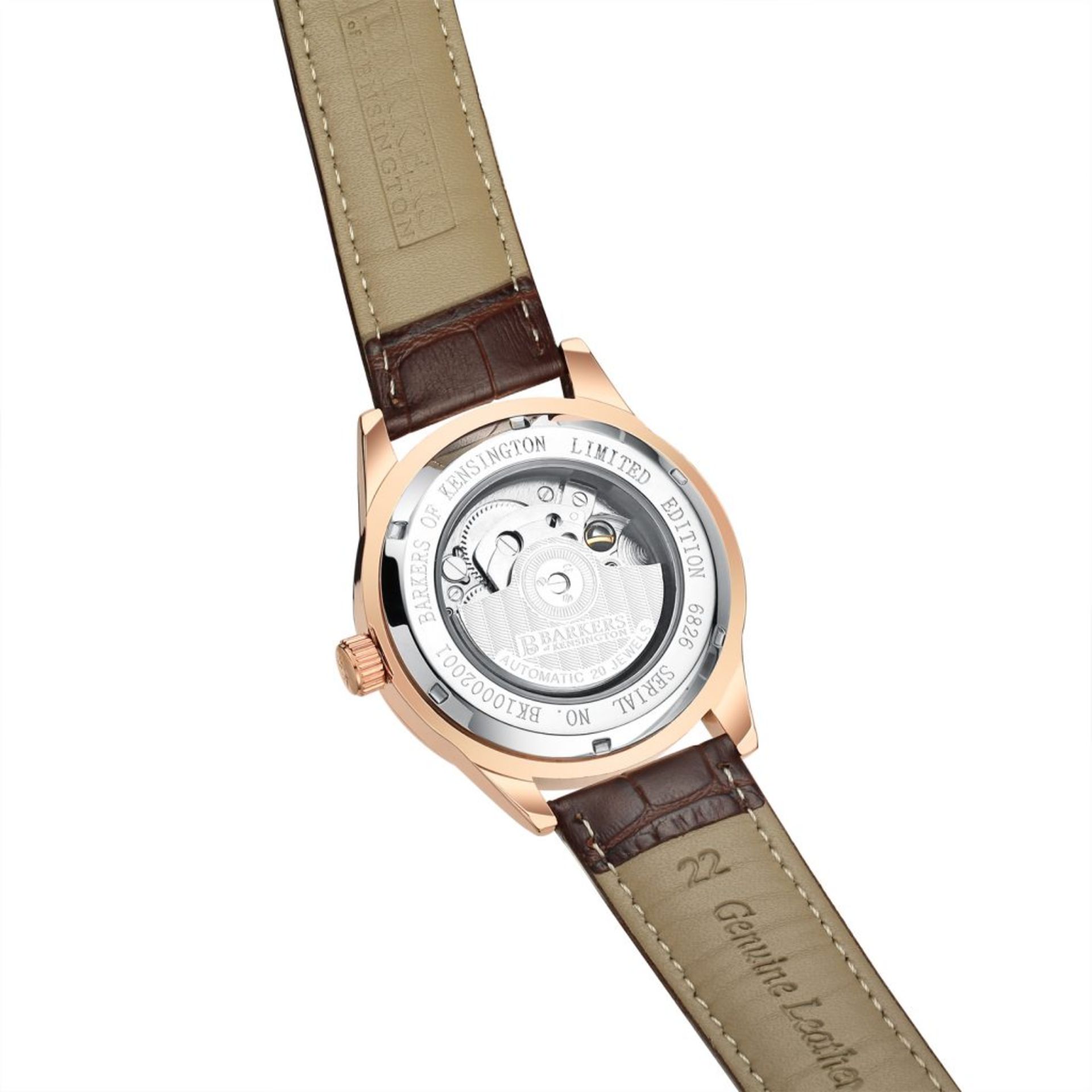 V Brand New Barkers Of Kensington Gents Limited Edition Automatic Watch Rose - SRP up to £525.00 ( - Image 3 of 3