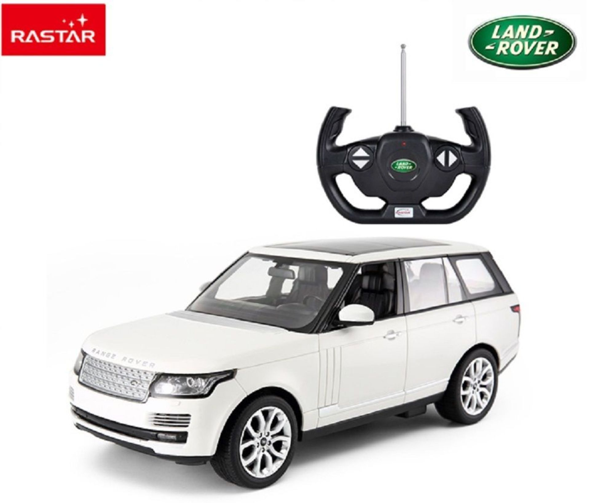 V Brand New 1:14 scale R/C Range Rover Full Function - Forward/Reverse/Left/Right/Headlights/Tail