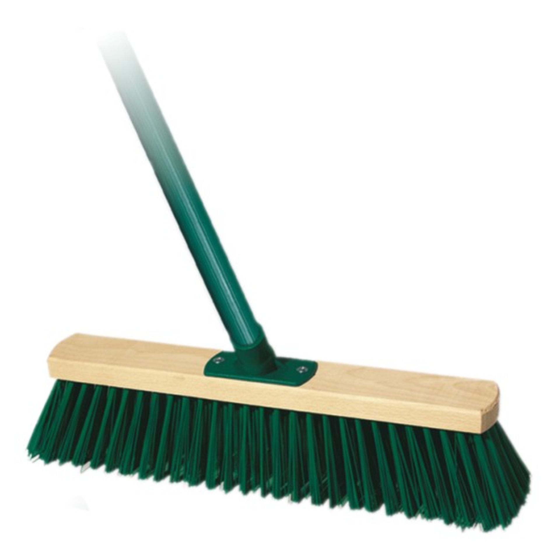 V Brand New 40CM Wooden Street Broom With Handle