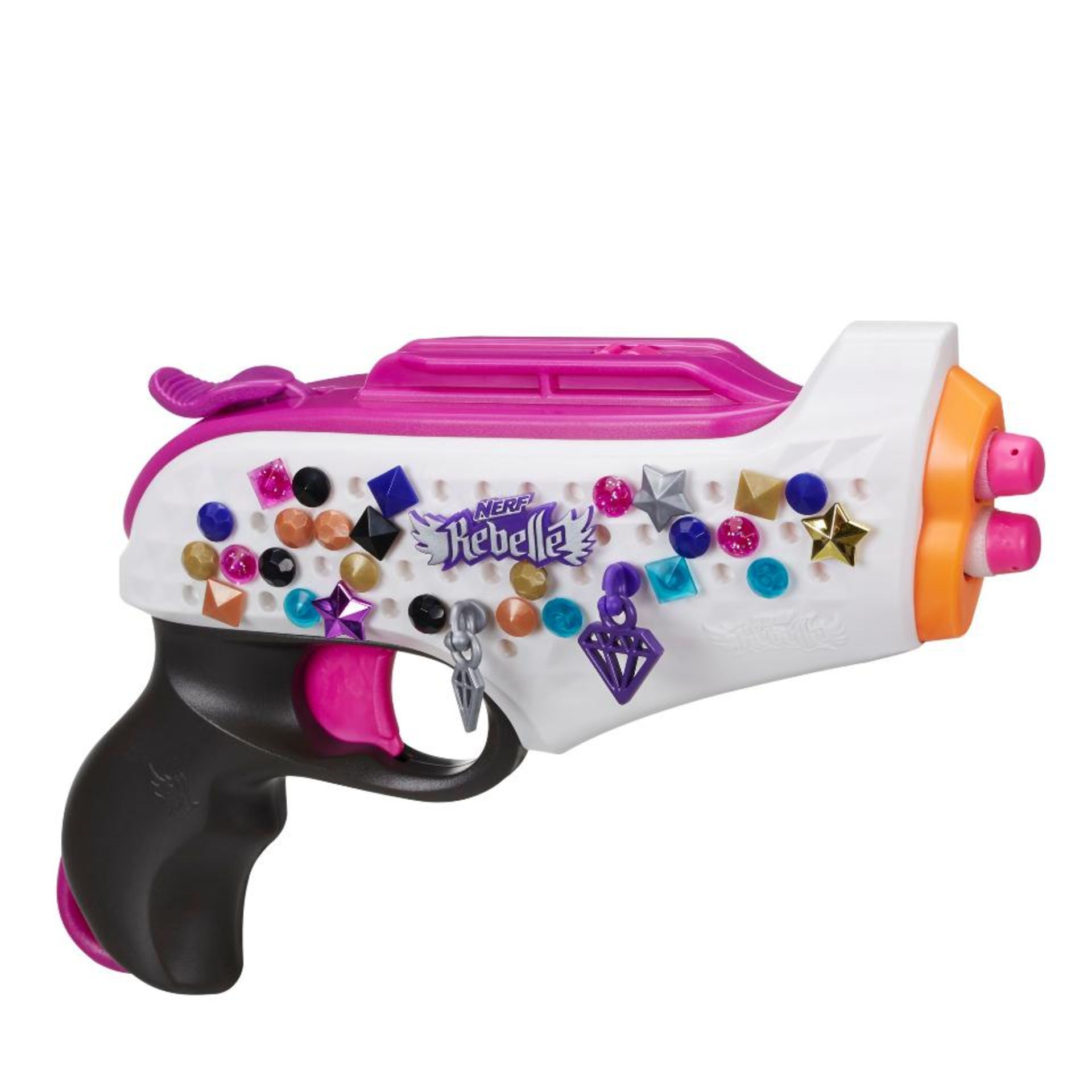 V Brand New Nerf Rebelle Remix 2 Shot Blaster