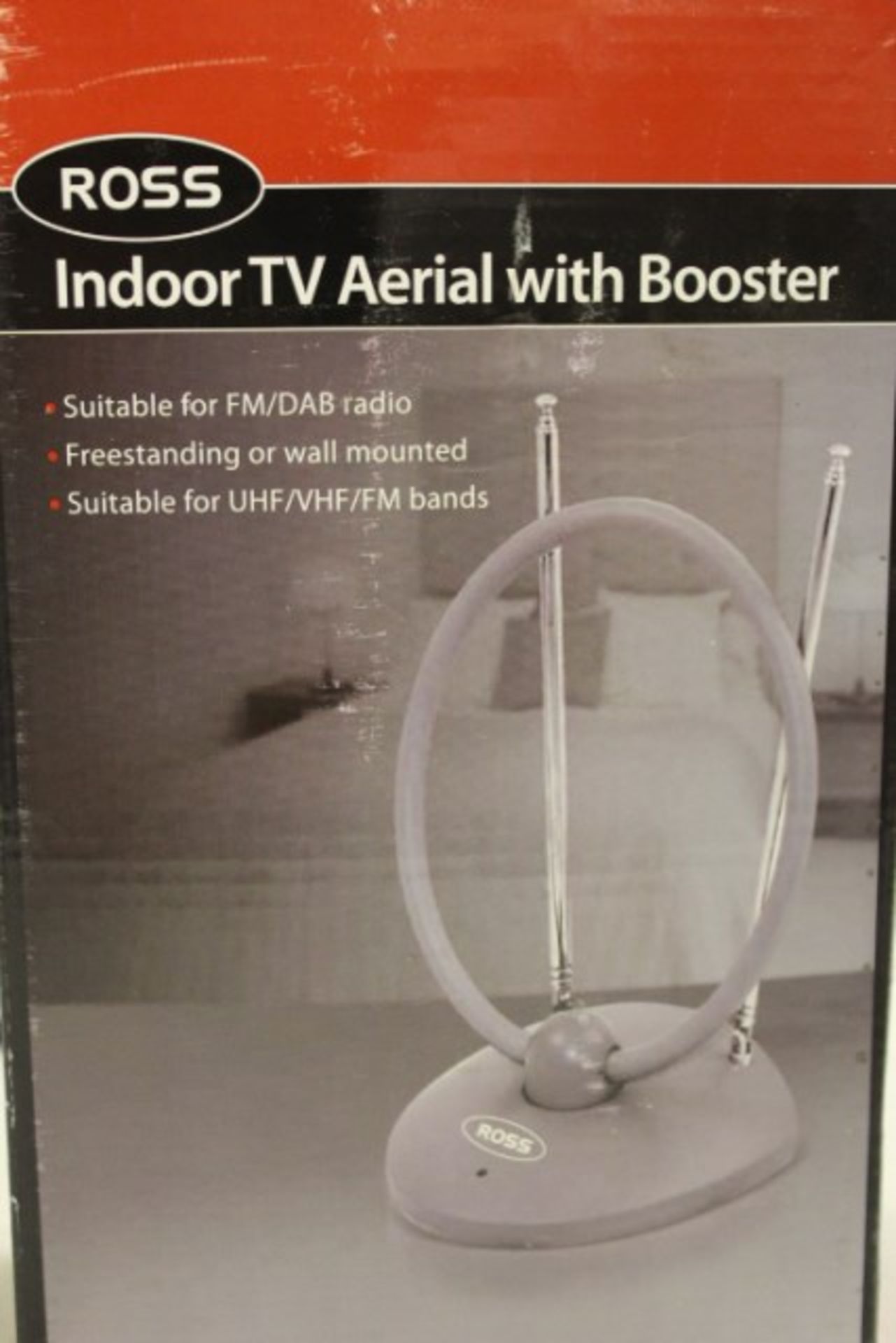V Grade U Ross Indoor TV Aerial With Booster