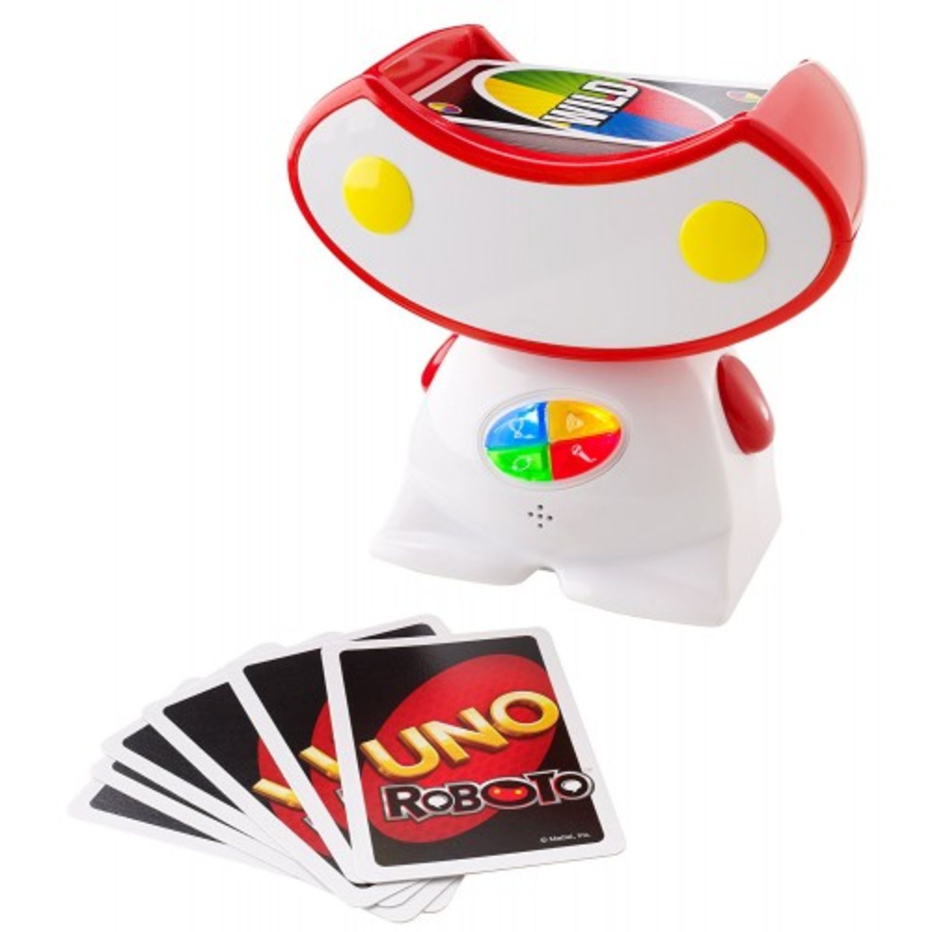 V Brand New UNO Roboto Game - The Interactive Wild Card - Personalise your Game by recording your