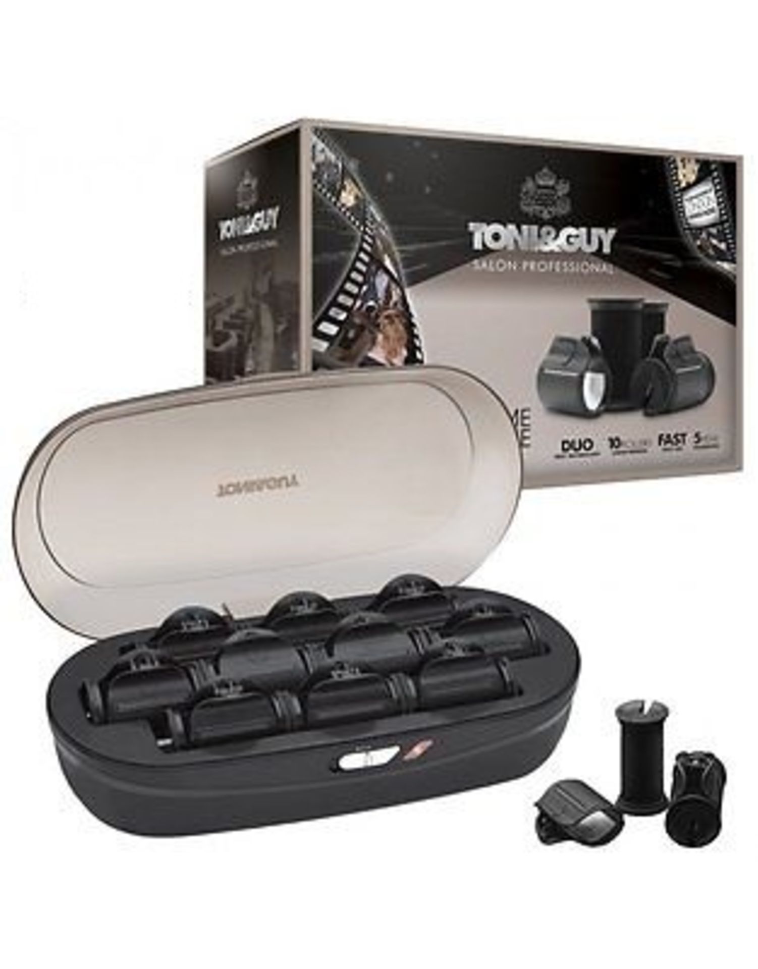 V Brand New Toni & Guy Salon Professional Extreme Volume Heated Rollers With Unique Duo Heat