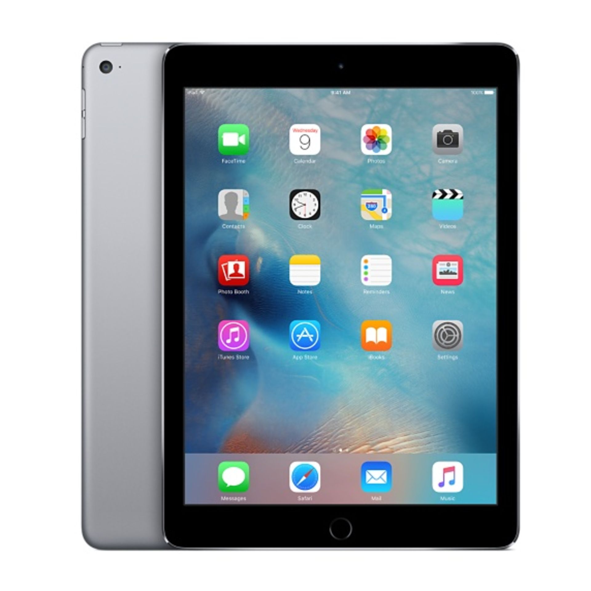 V Grade A Apple iPad Air 2 16GB Space Grey - Wi-Fi - Box and Accessories