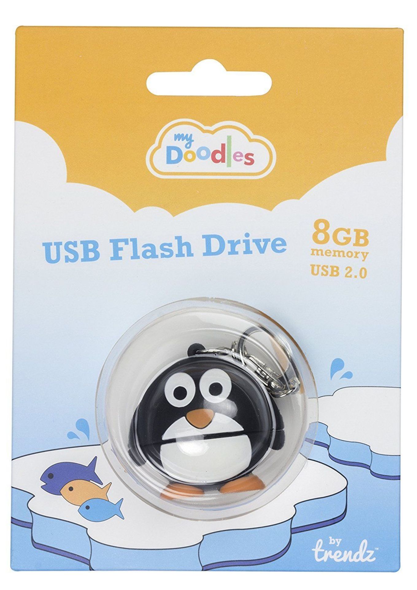 V Brand New My Doodles 8GB Penguin USB Flashdrive - Ebay Price £19.92 - Bild 2 aus 2