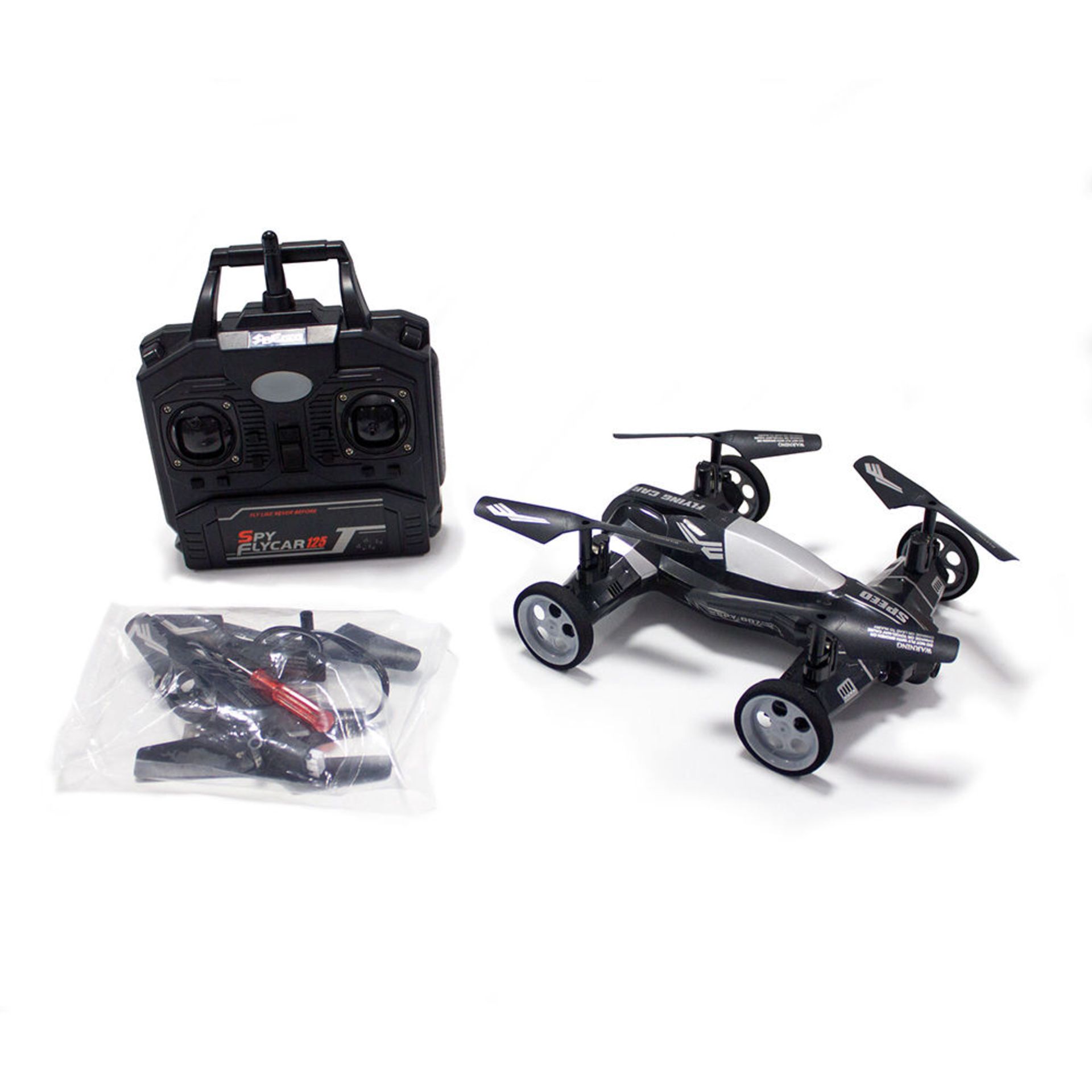 V Brand New R/C Moon Buggy Quadcopter with Camera - Lightweight - 4 Channel - 720 Pixel Camera -