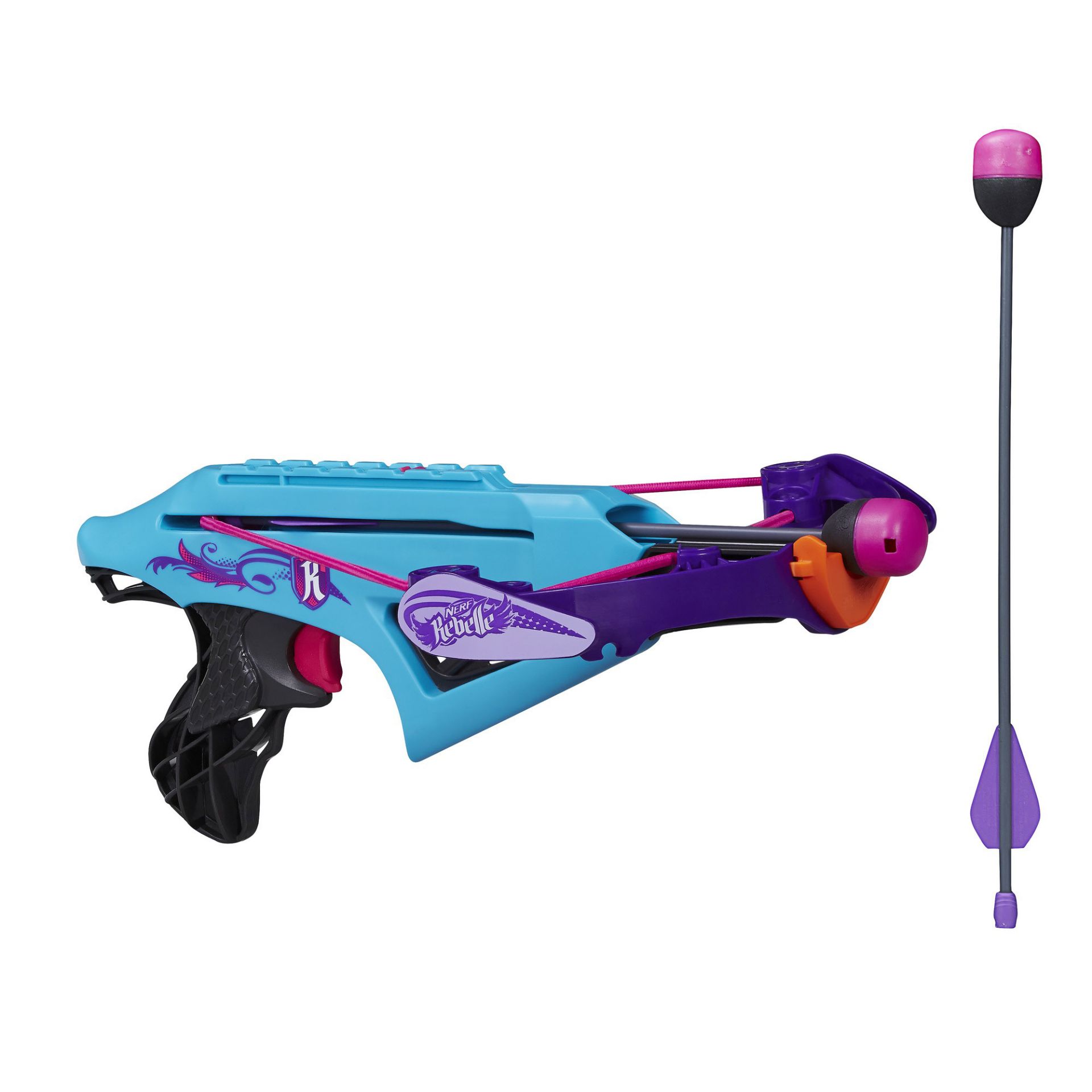 V Brand New Hasbro Nerf Rebelle Secrets And Spies Courage Crossbow With Real Crossbow Action - 2