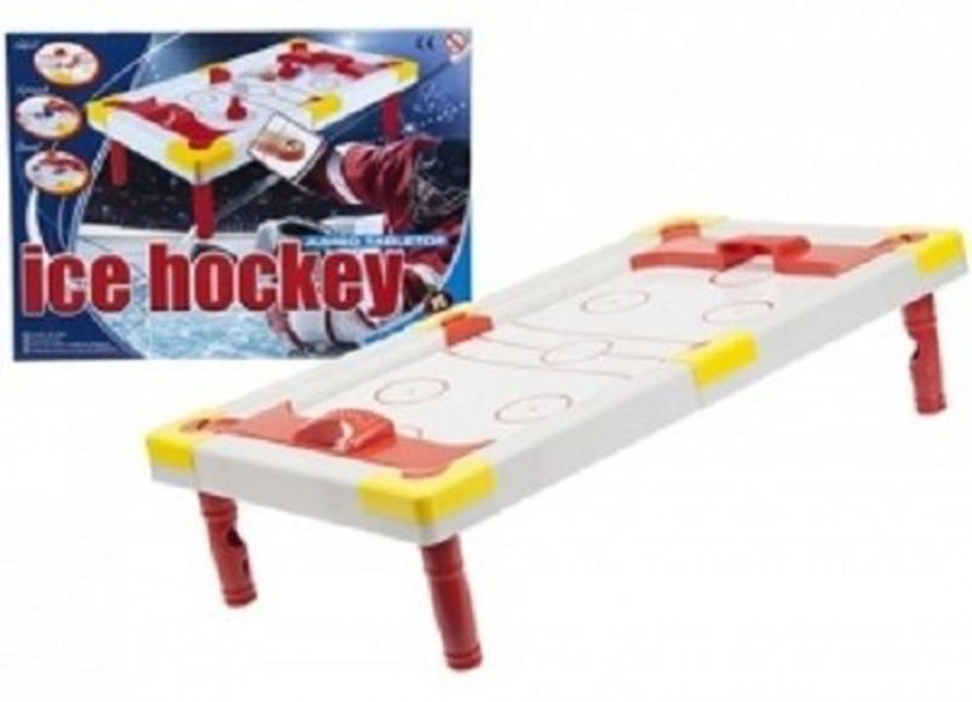 V Brand New Jumbo Tabletop Ice Hockey-Easy To Assemble-Skill-Speed-Goal