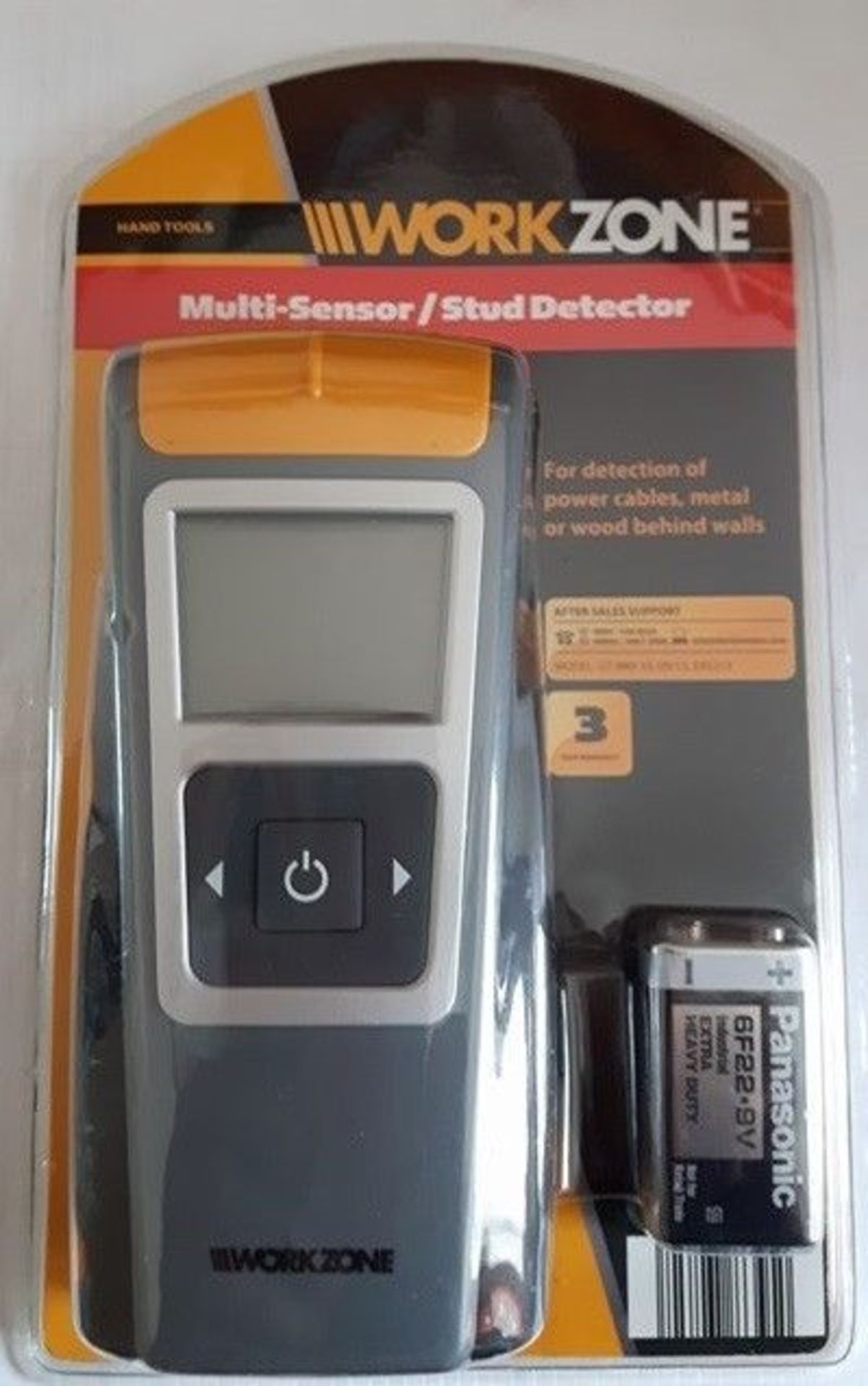 V Brand New Work Zone Multi-Sensor/Stud Detector-LCD Display-Detection Of Voltage-Wood-Metal-