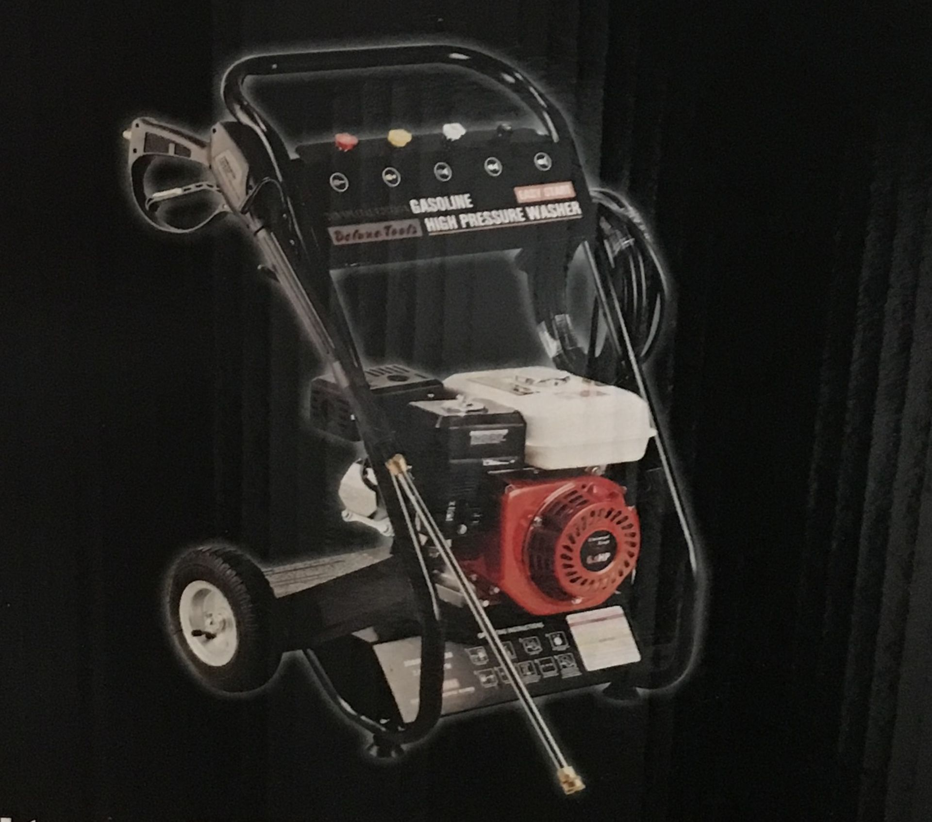 V Brand New 6.5hp Gasoline Powered Pressure Washer 3000PSI - 3GPM Flow Rate