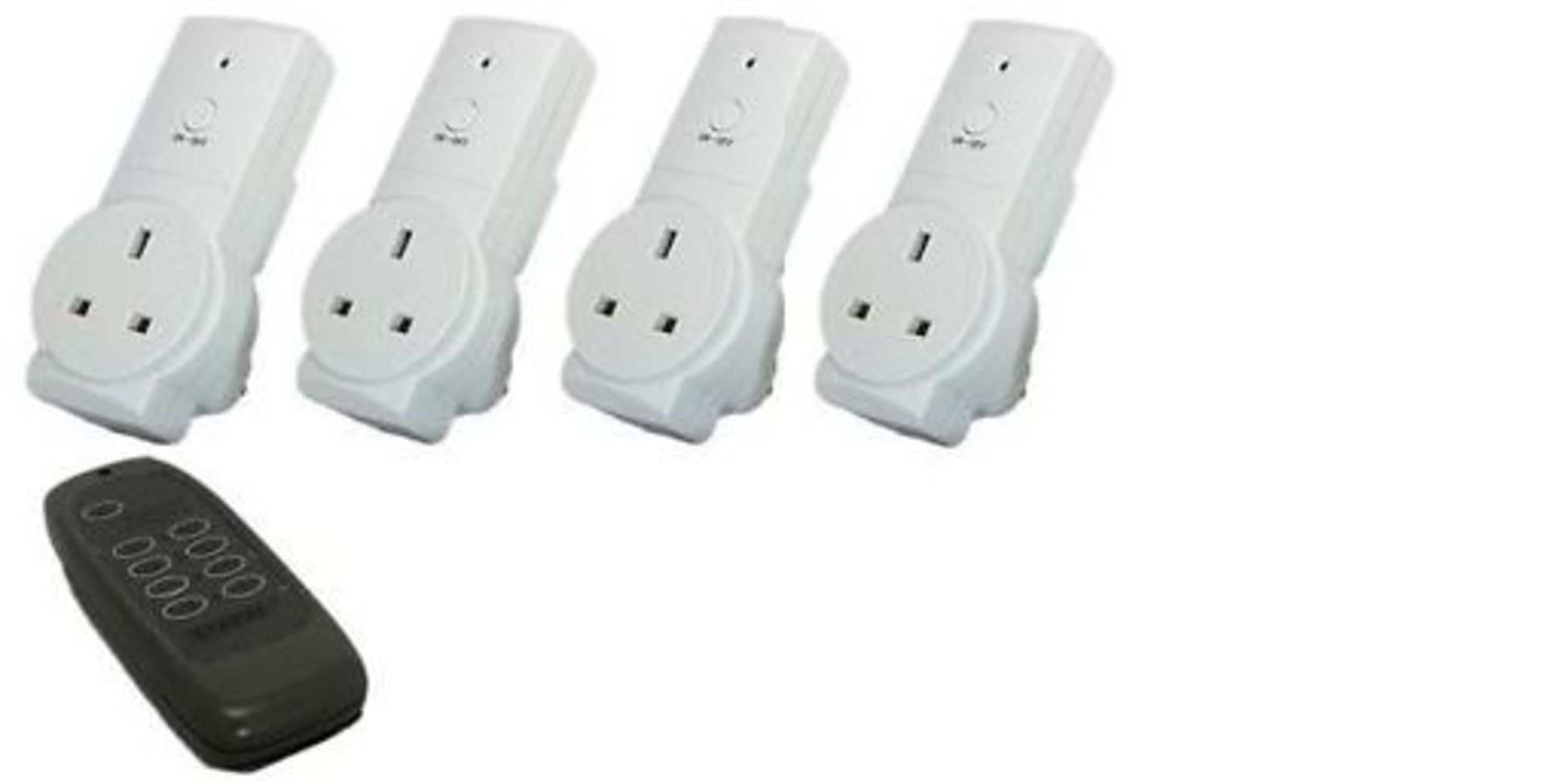 V Brand New Delta High Living Remote Controlled Wall Sockets-4 Socket Receivers-Programmable