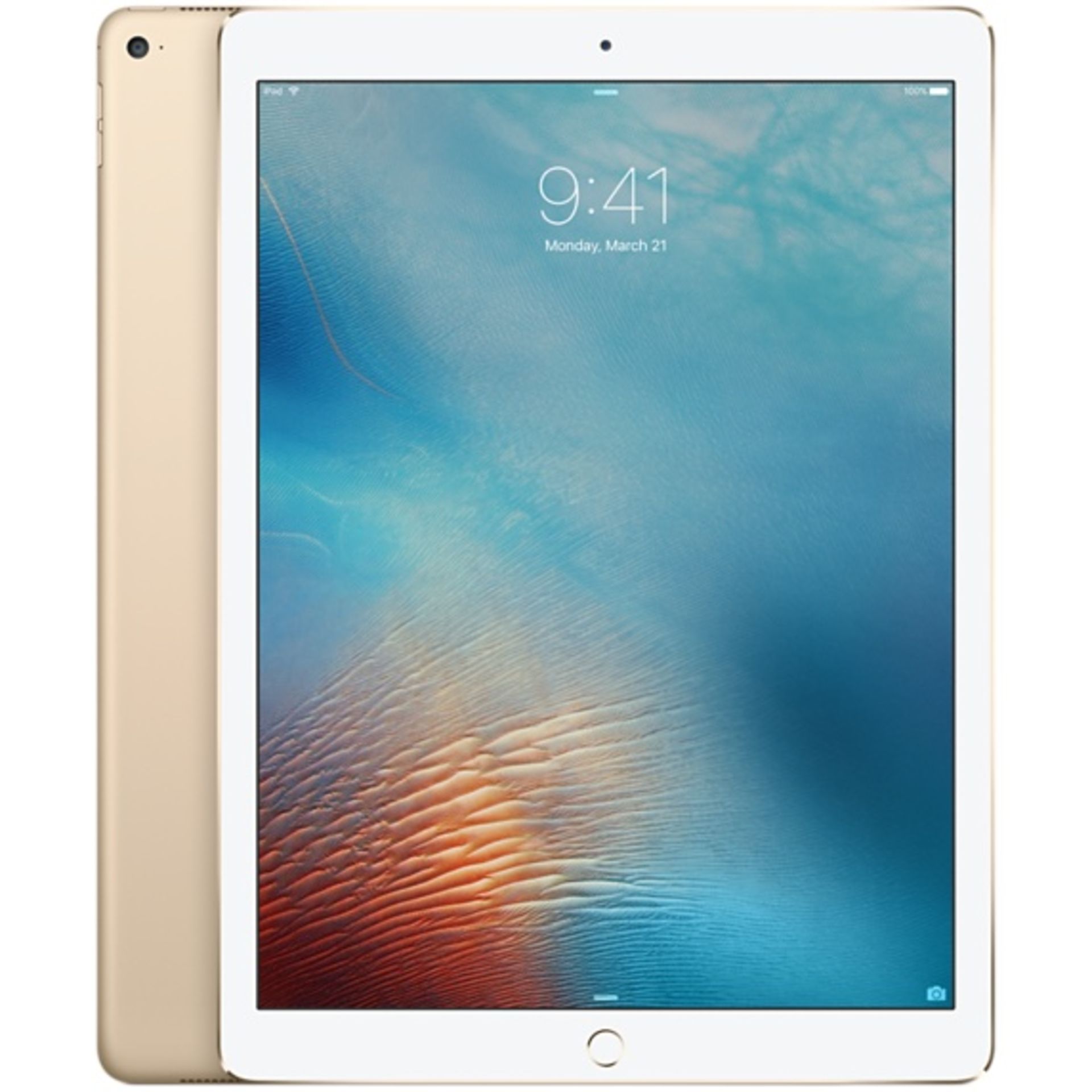 V Brand New Apple iPad Pro 12.9" Gold 32GB - Wi-Fi Only - with accessories and original box