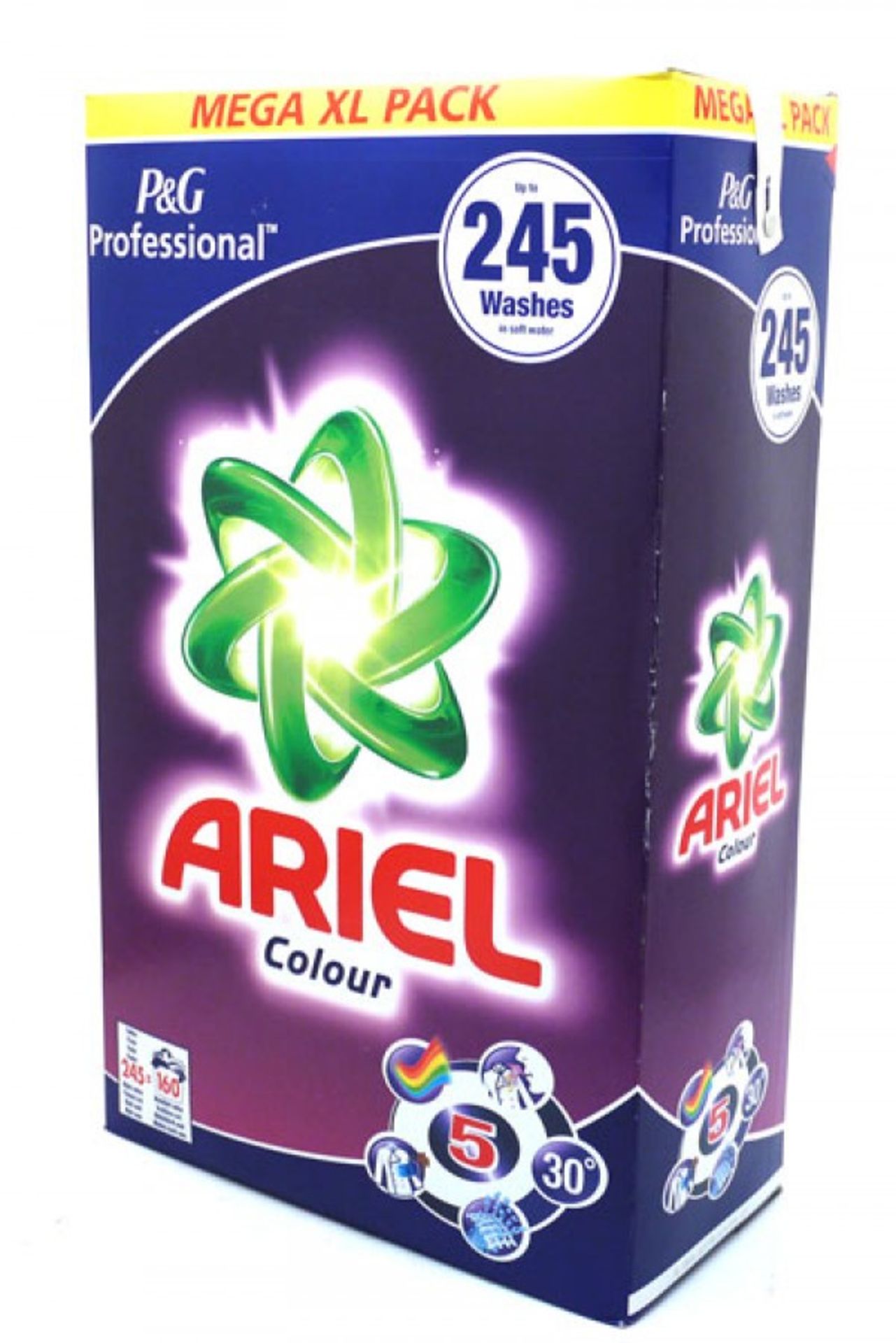 V Brand New Ariel Colour Mega XL Pack 245 Washes Powder RRP: £72.27